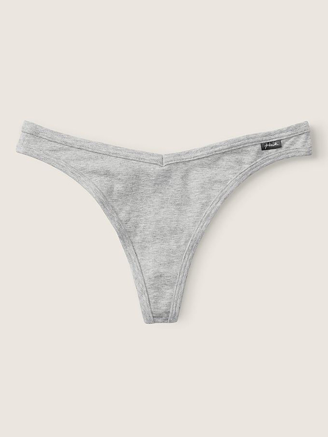 

Victoria's Secret PINK Thong Panty 1115303685B7, Grey