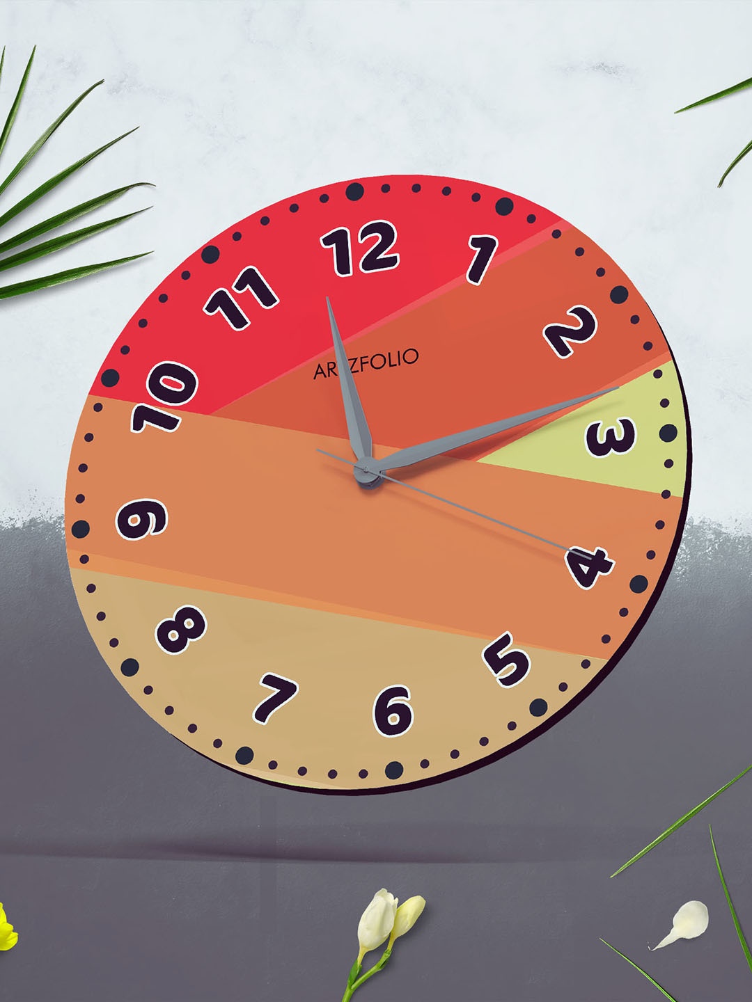 

ArtzFolio Multicoloured Printed Contemporary Wall Clock, Multi