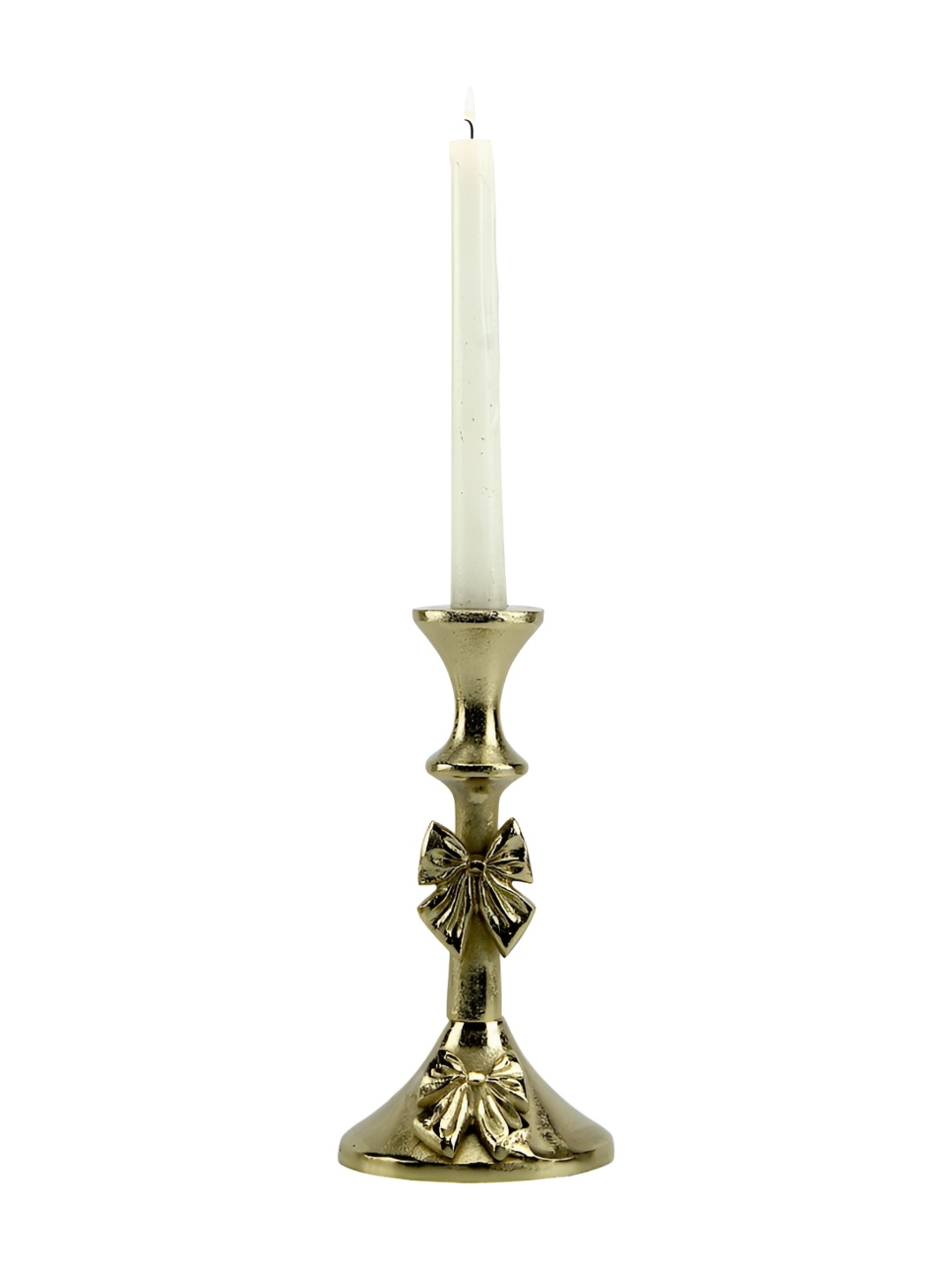 

Hind Decor Gold-Toned Candle Holder