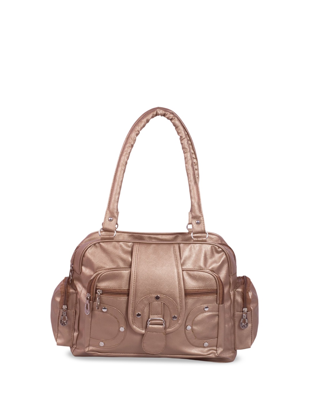 

DressBerry PU Structured Shoulder Bag, Metallic