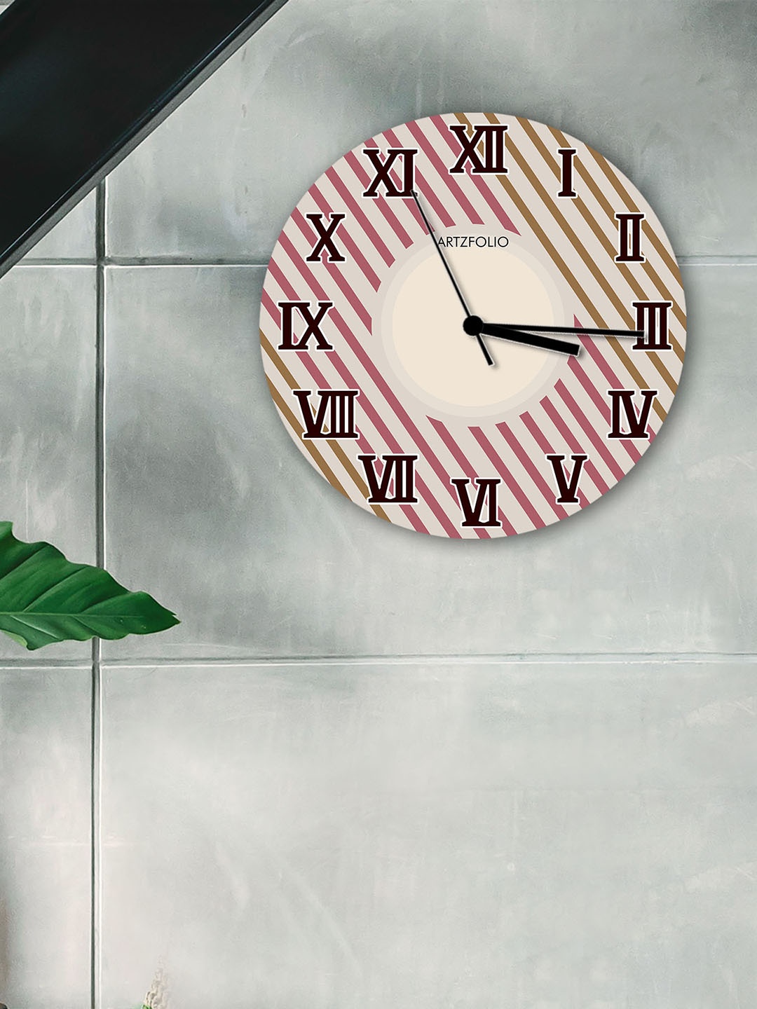 

ArtzFolio Multicoloured Printed Contemporary Wall Clock, Multi