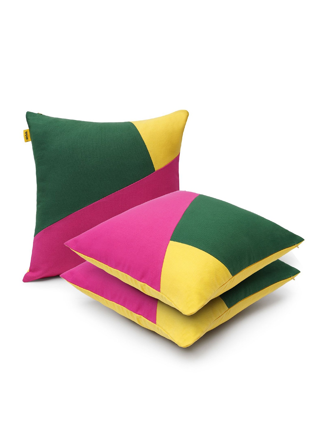 

10Club 3pc Cushion Cover, Green