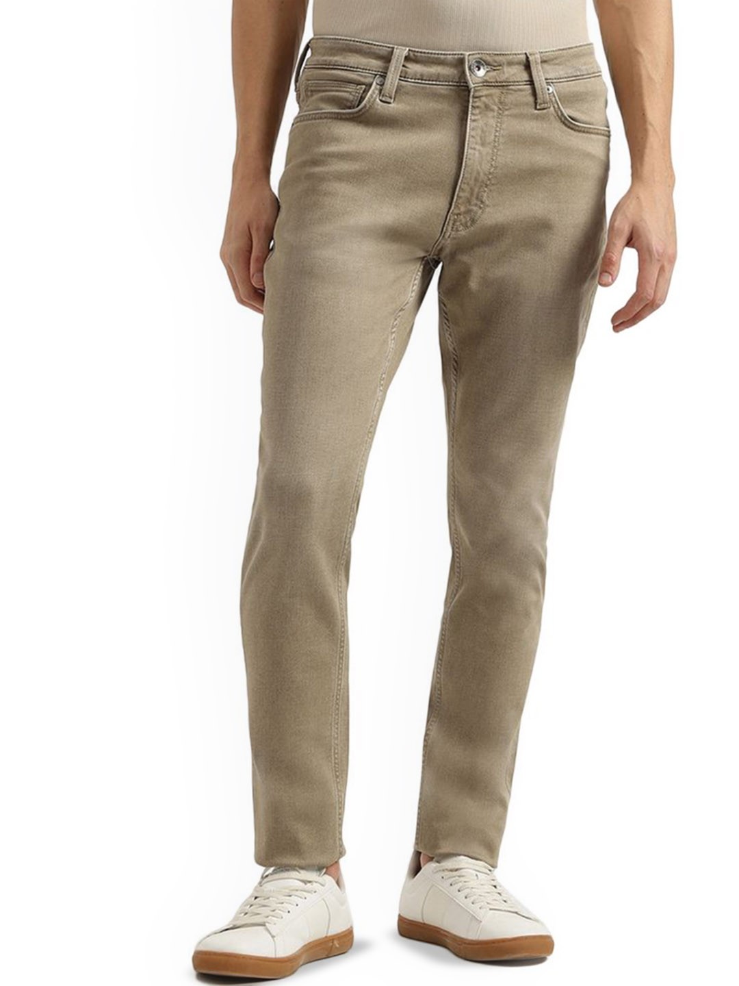 

United Colors of Benetton Men Slim Fit Jeans, Brown