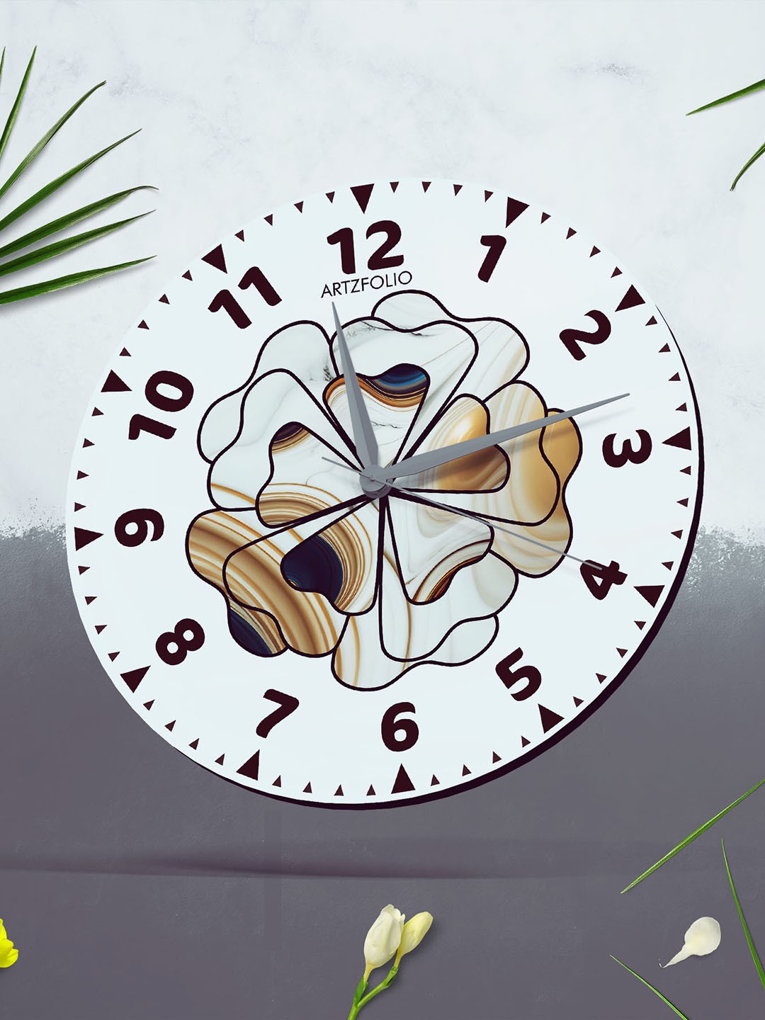 

ArtzFolio Multicoloured Printed Contemporary Wall Clock, Multi