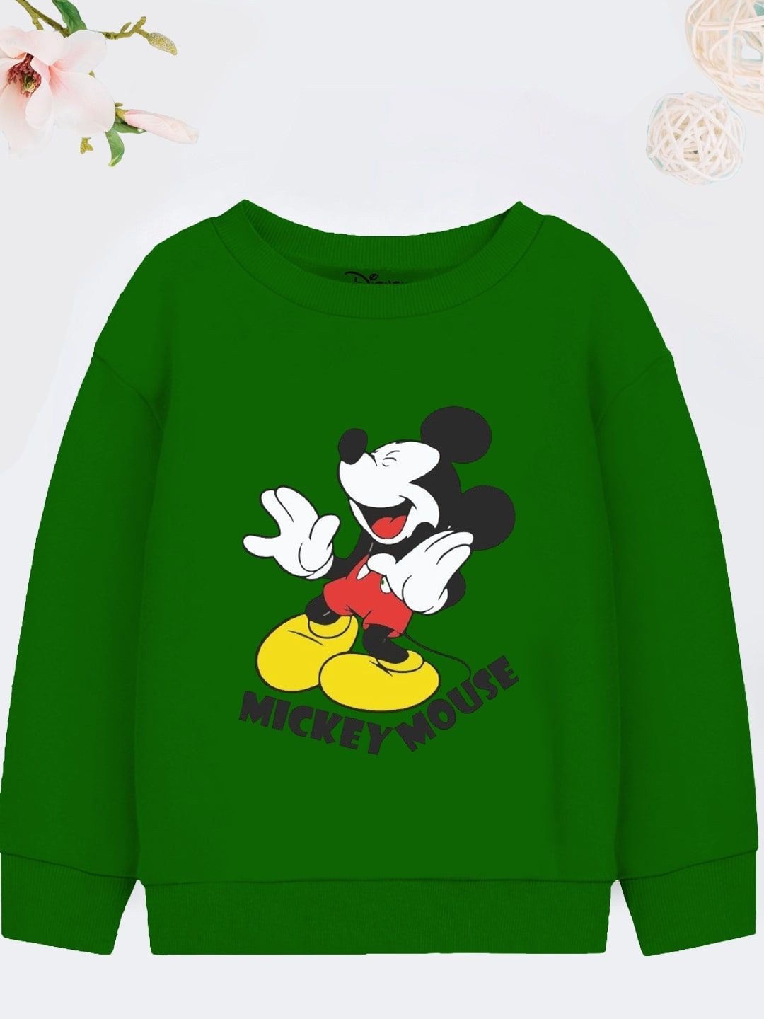 

YK Disney Boys Graphic Printed Sweatshirt, Green