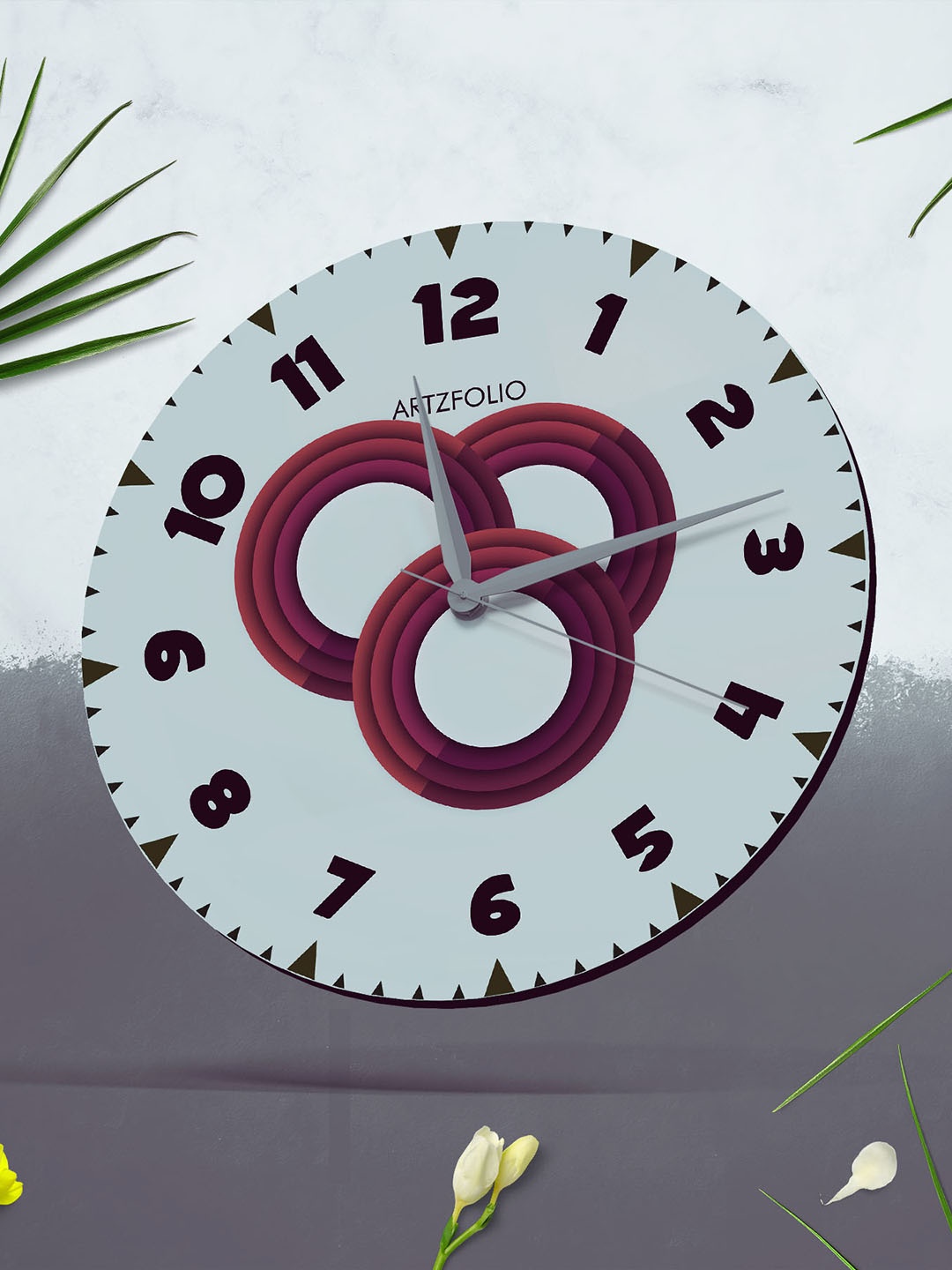 

ArtzFolio Multicoloured Printed Contemporary Wall Clock, Multi