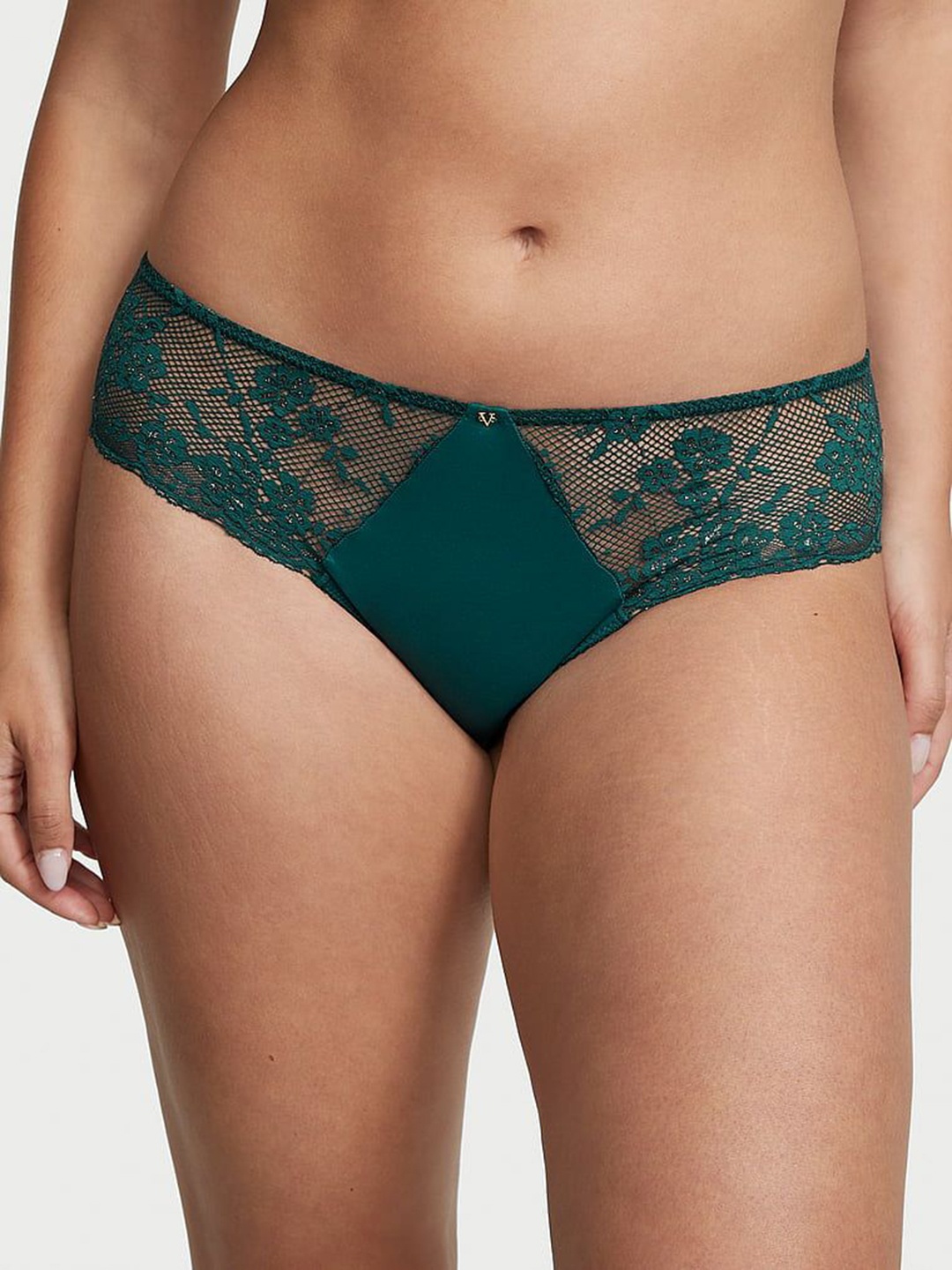 

Victoria's Secret Cloud Lace Hip hugger Panty 112208135VT0, Green