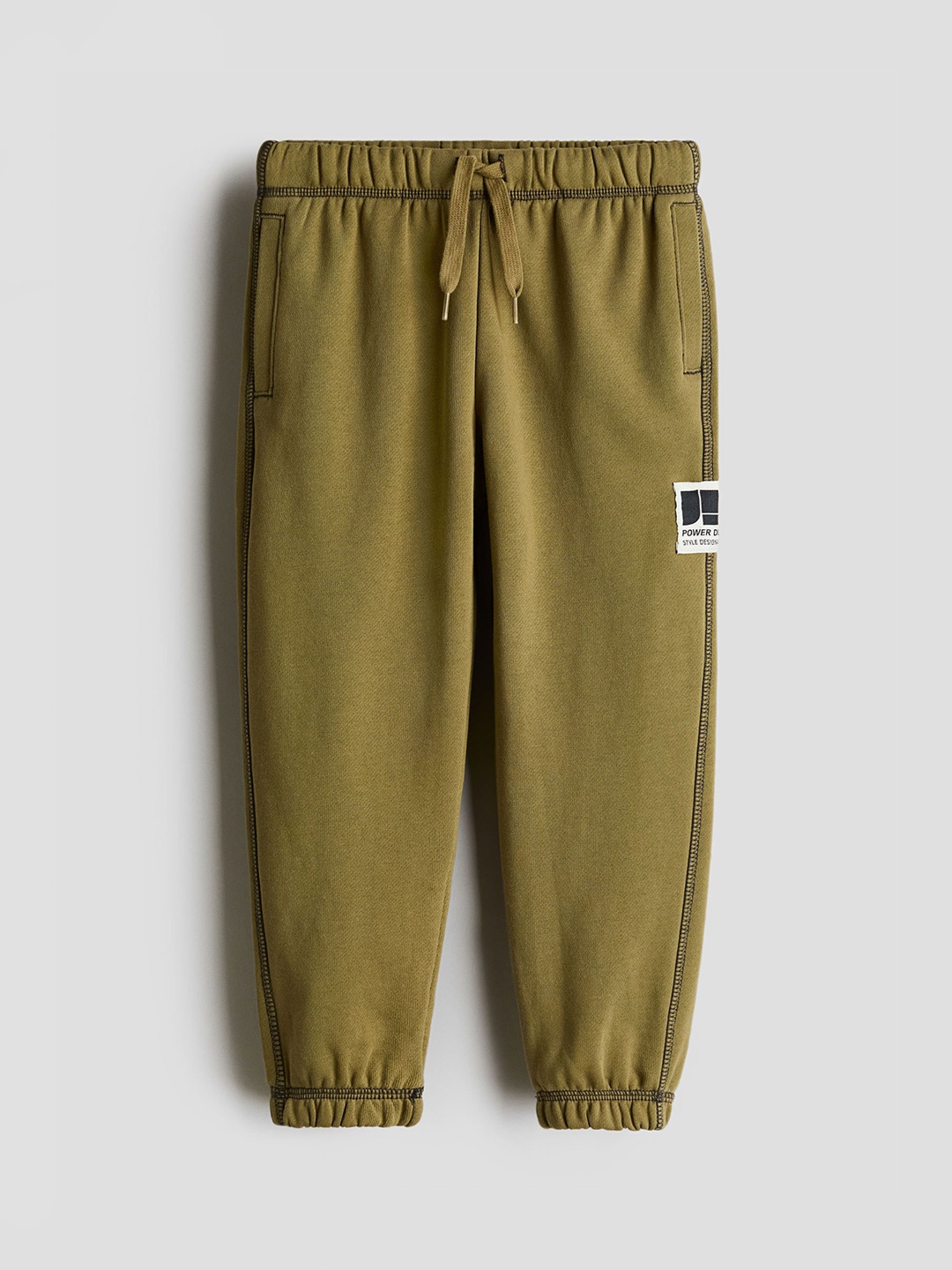 

H&M Boys Cotton Joggers, Green