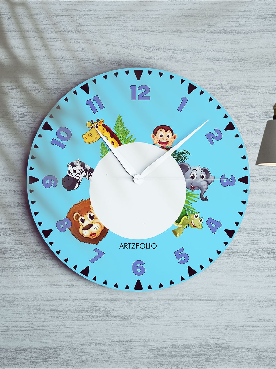 

ArtzFolio Multicoloured Printed Contemporary Wall Clock, Multi