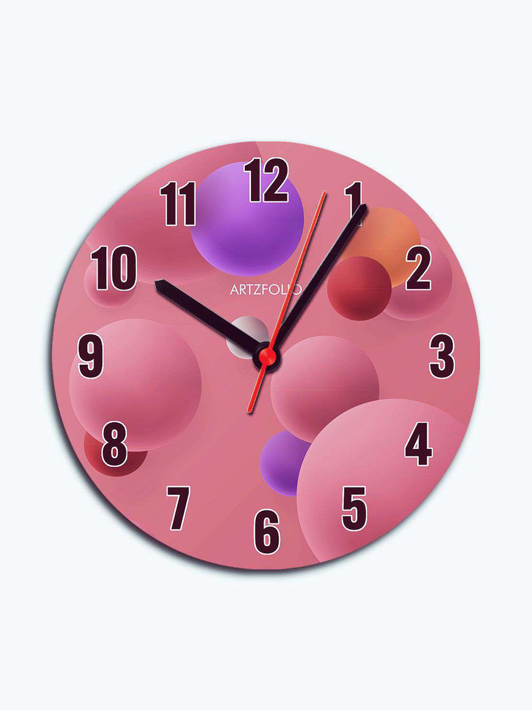 

ArtzFolio Multicoloured Printed Contemporary Wall Clock, Multi