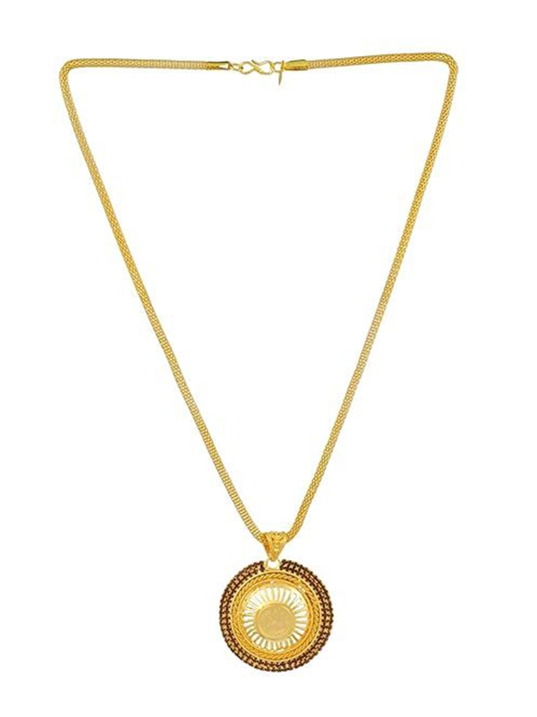 

MEMOIR Gold-Plated Circular Pendants with Chains