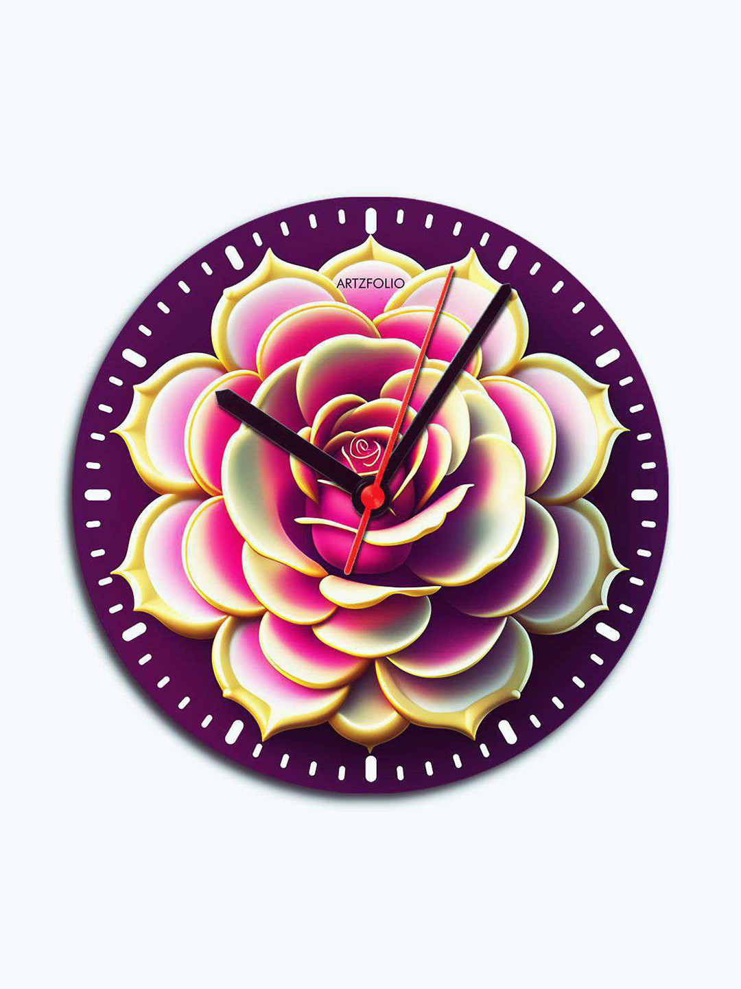 

ArtzFolio Multicoloured Printed Contemporary Wall Clock, Multi