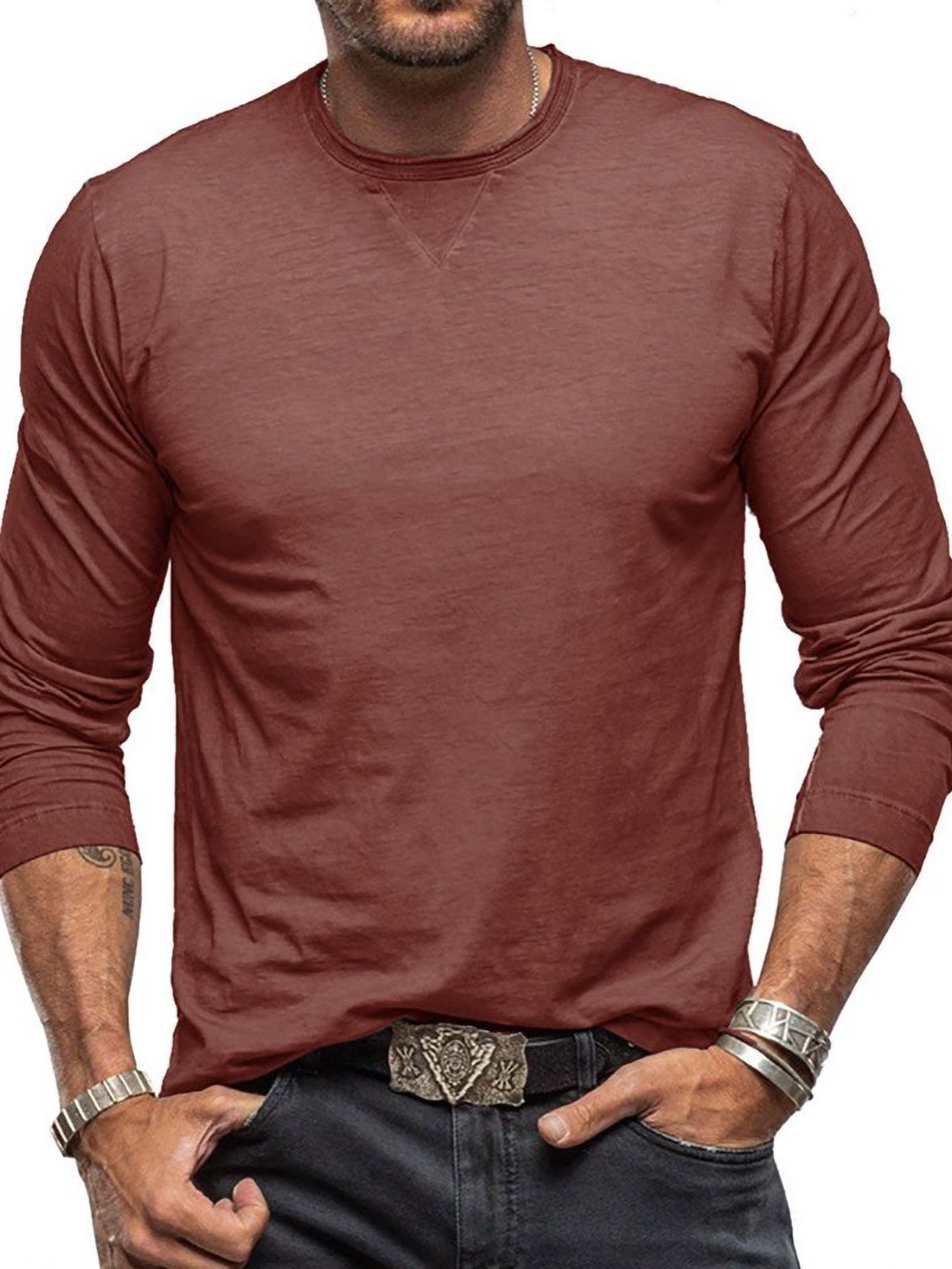 

StyleCast x Revolte Men T-shirt, Red