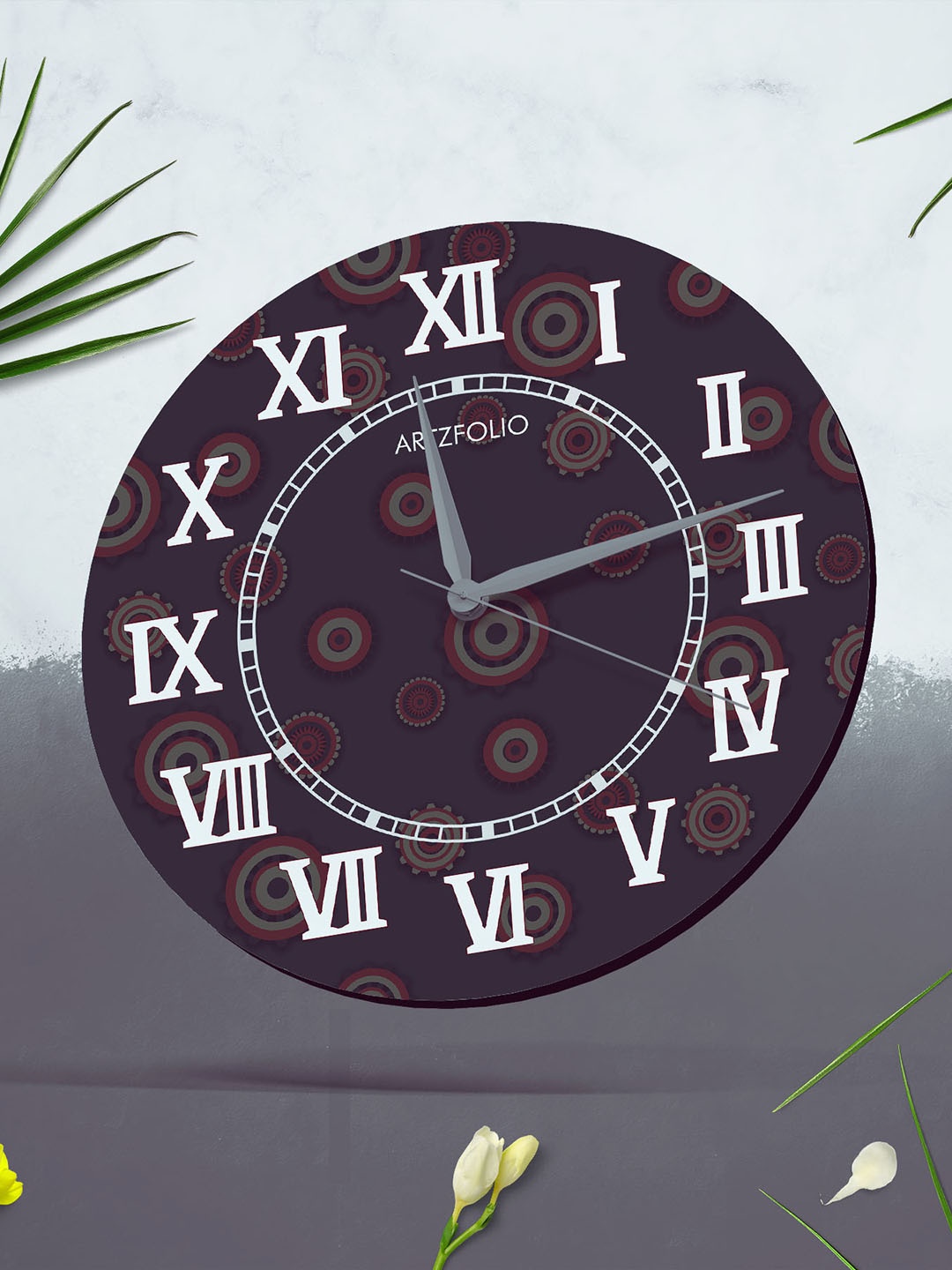 

ArtzFolio Multicoloured Printed Contemporary Wall Clock, Multi