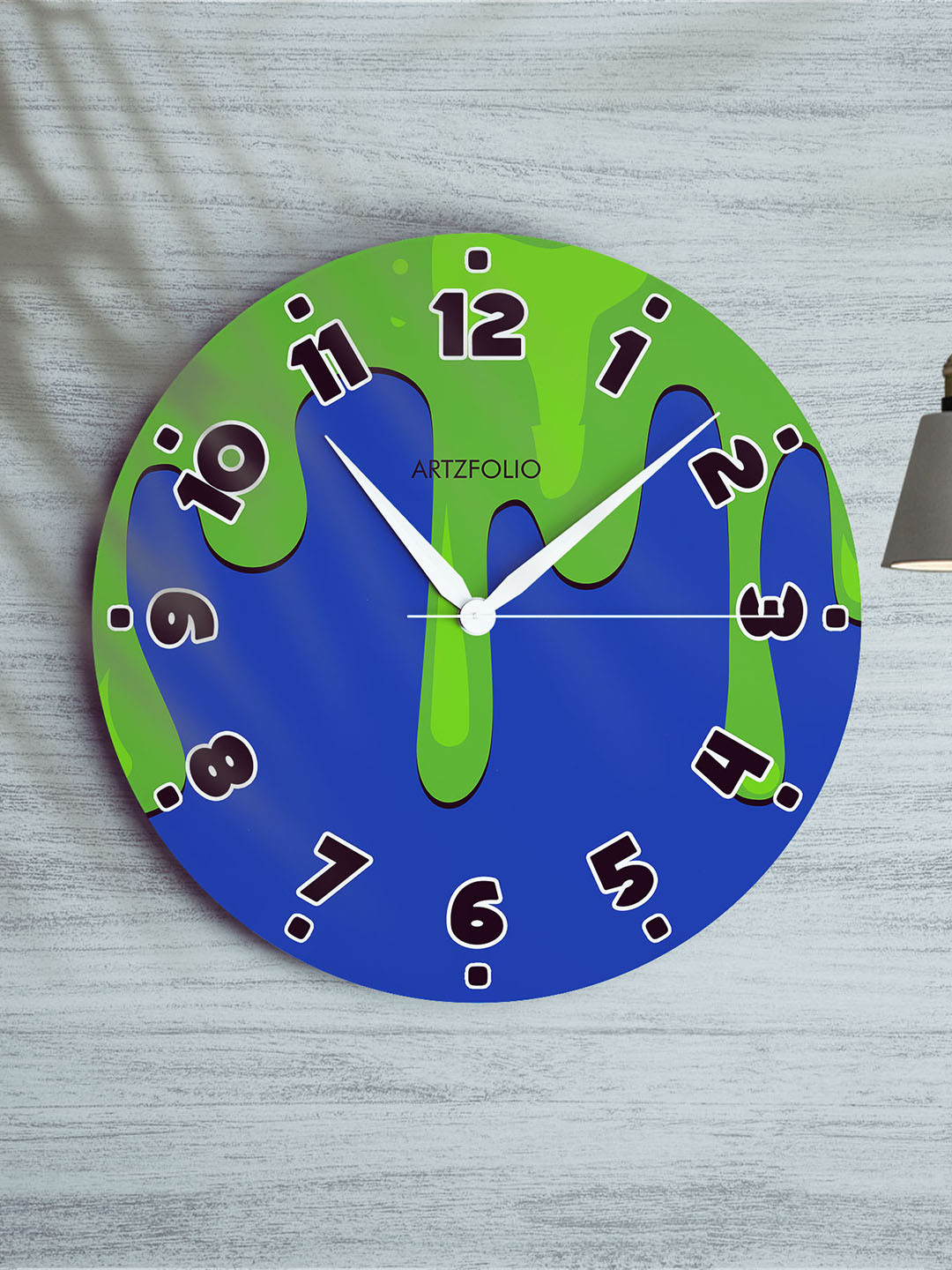 

ArtzFolio Multicoloured Printed Contemporary Wall Clock, Multi