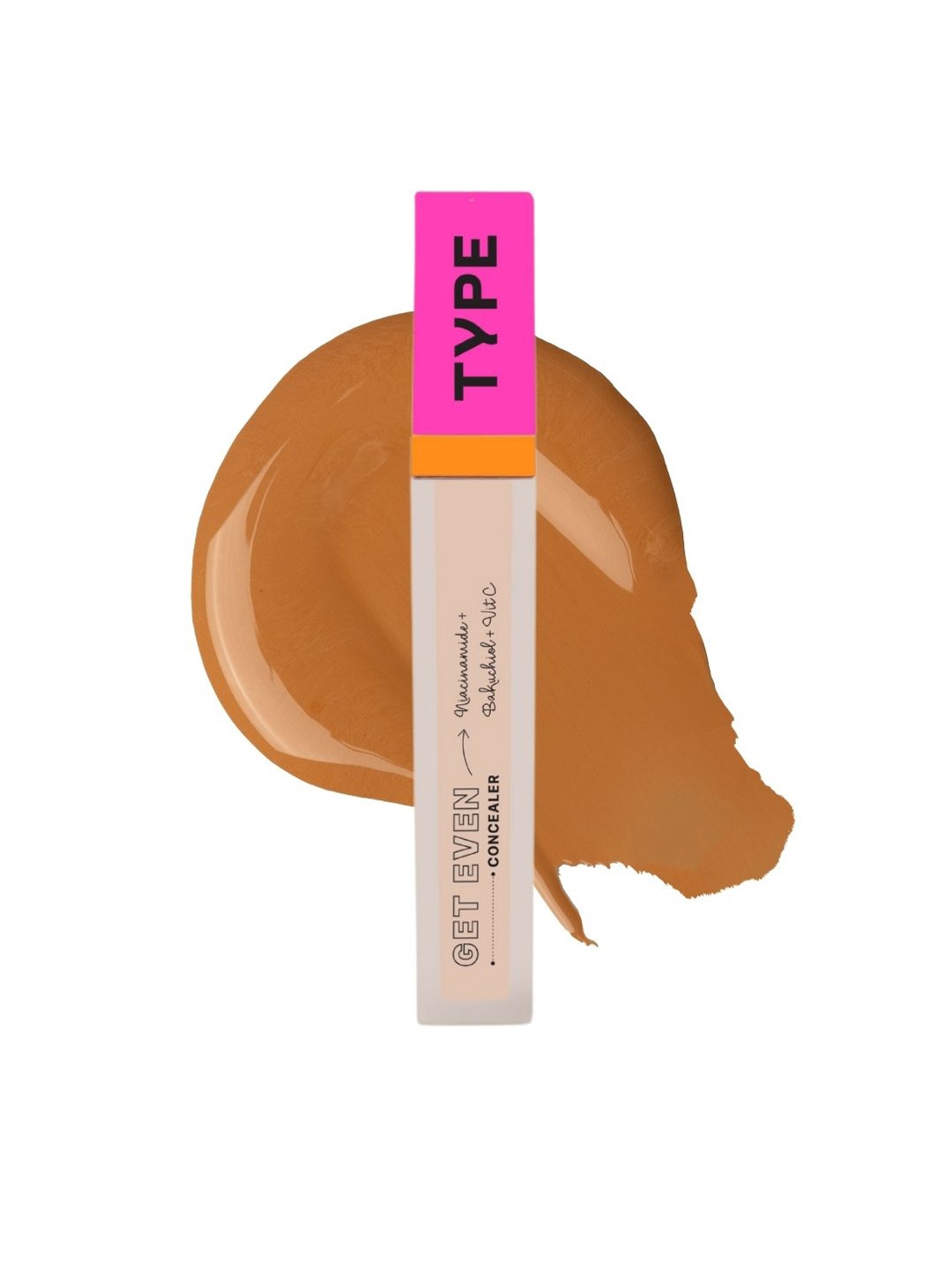 

TYPE BEAUTY INC Get Even Liquid Concealer With Niacinamide & Vitamin C - Toffee 36, Brown