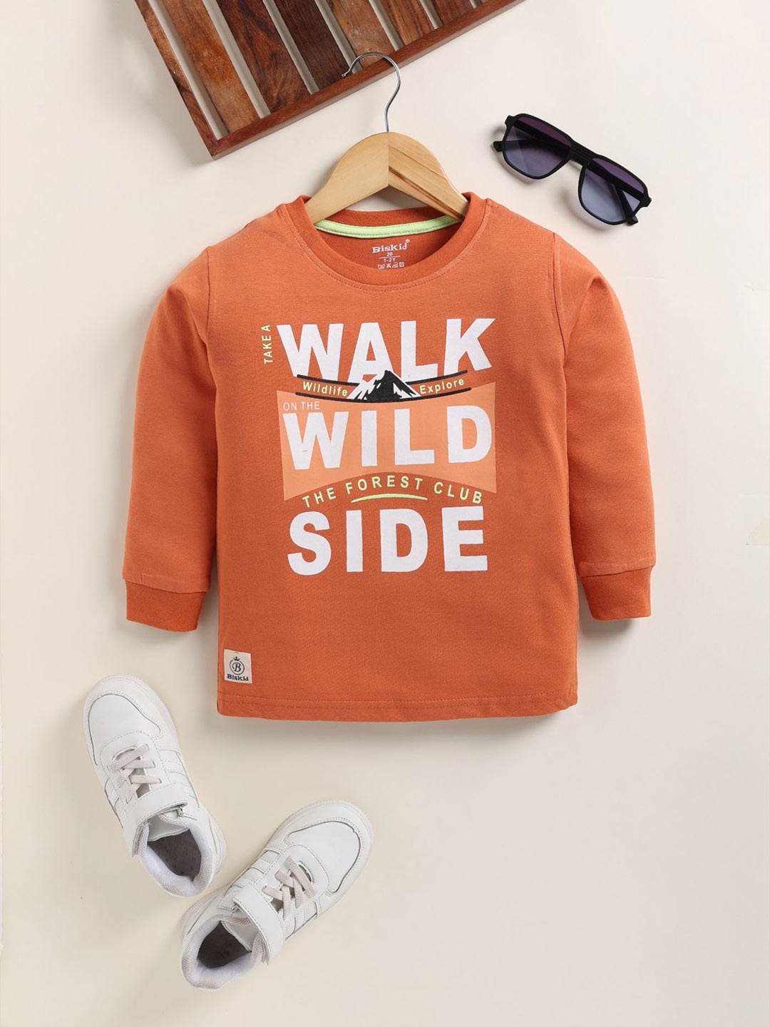 

Annie Boys Printed Sweatshirt, Orange