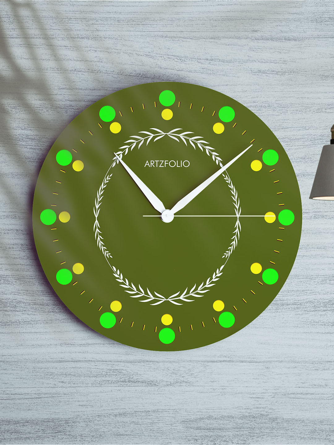 

ArtzFolio Multicoloured Printed Contemporary Wall Clock, Multi