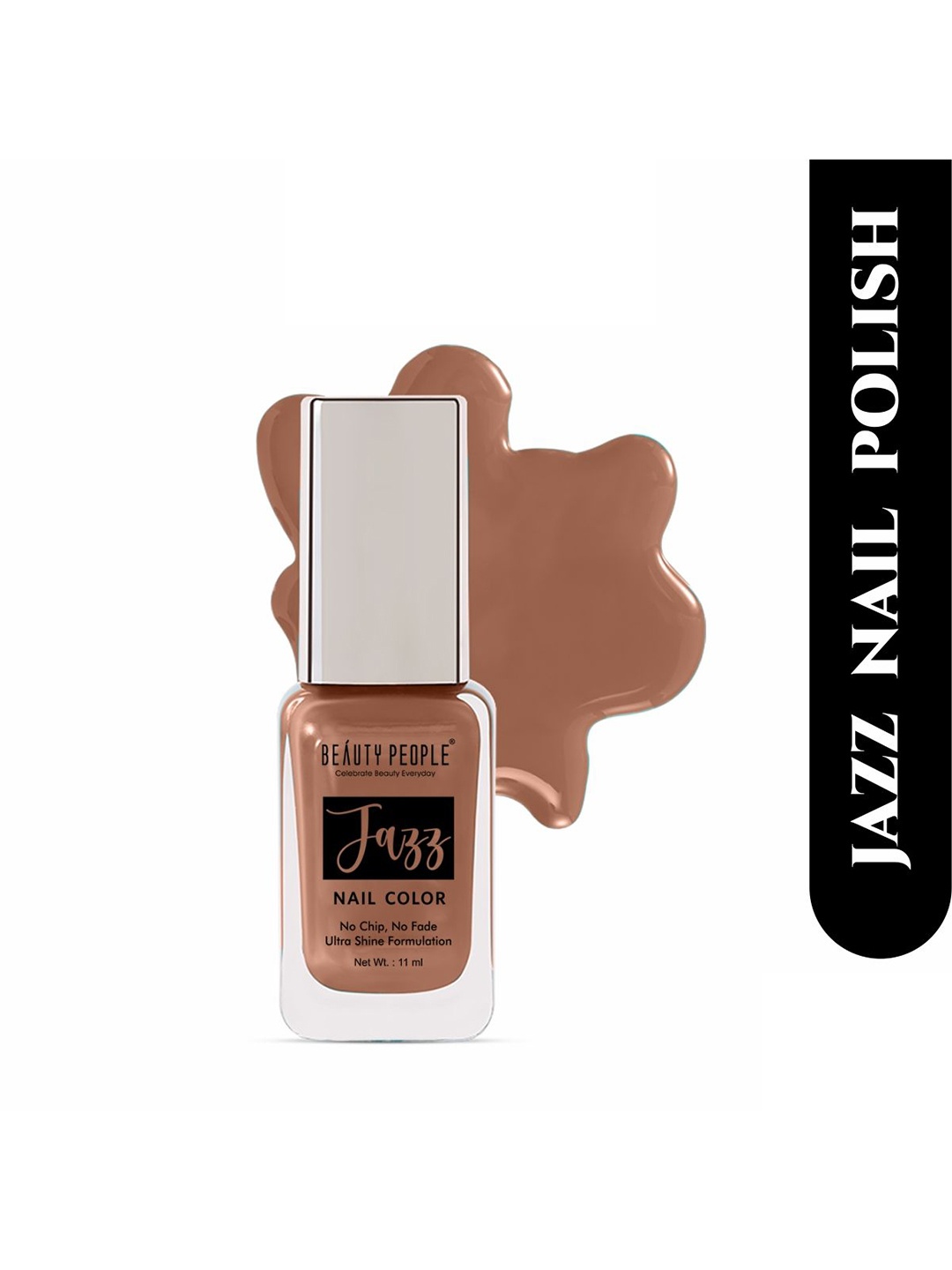 

Beauty People Jazz Nail Color With Ultra Shine Formula 11ml - Nude At Best BP65