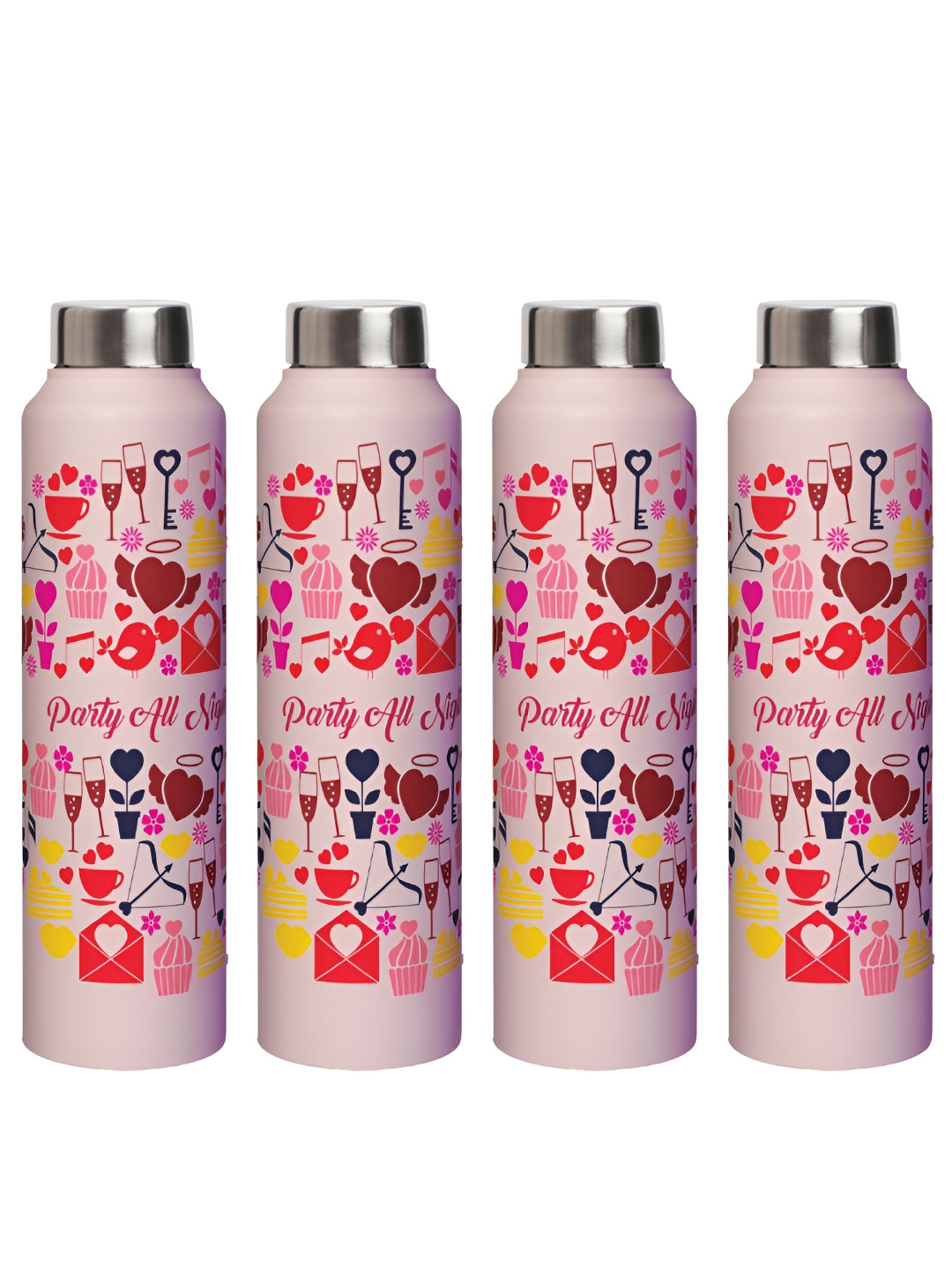 

Speedex Multicoloured Single Stainless Steel Solid Water Bottle, Multi