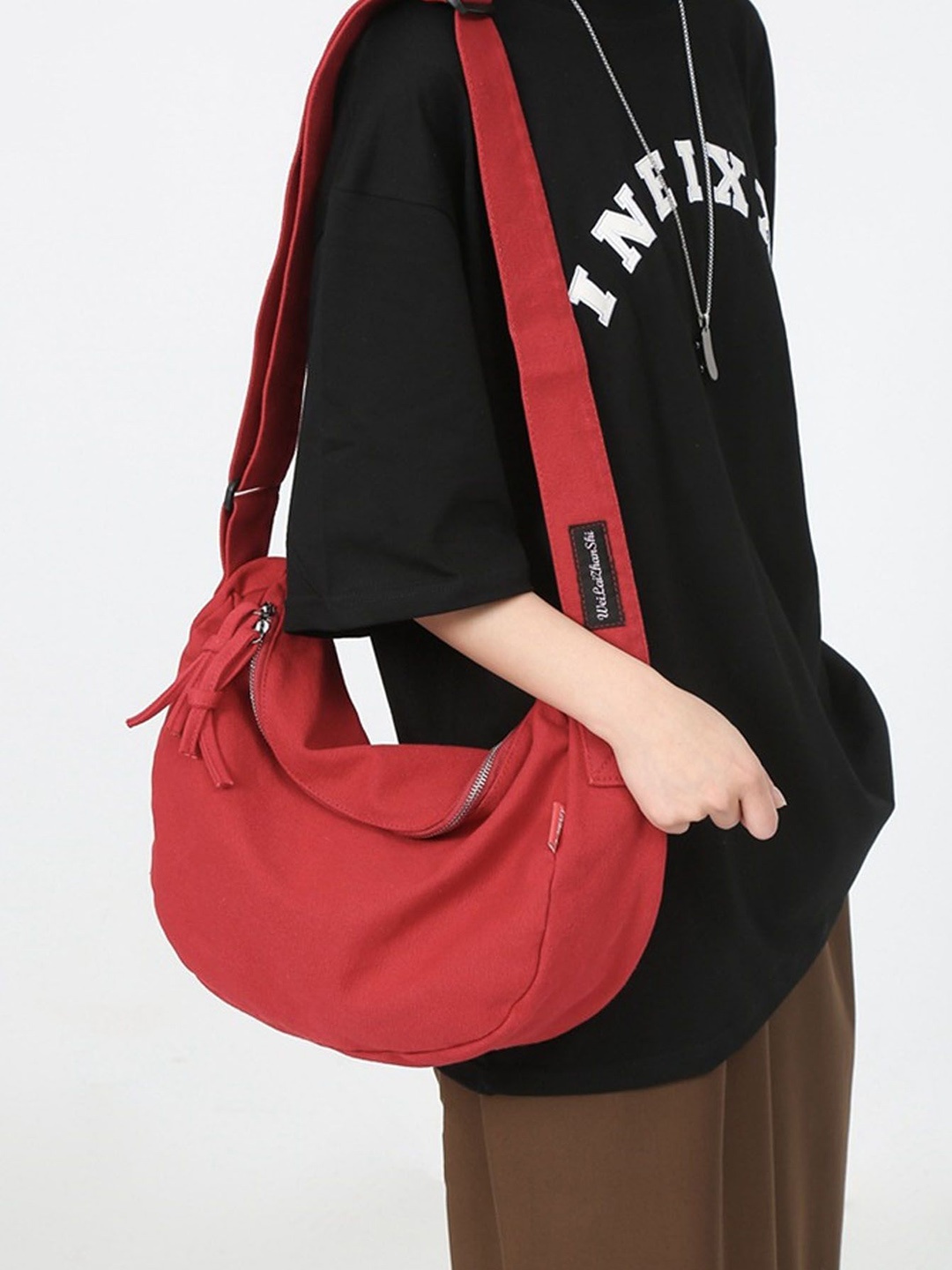 

StyleCast Red Structured Side Bag
