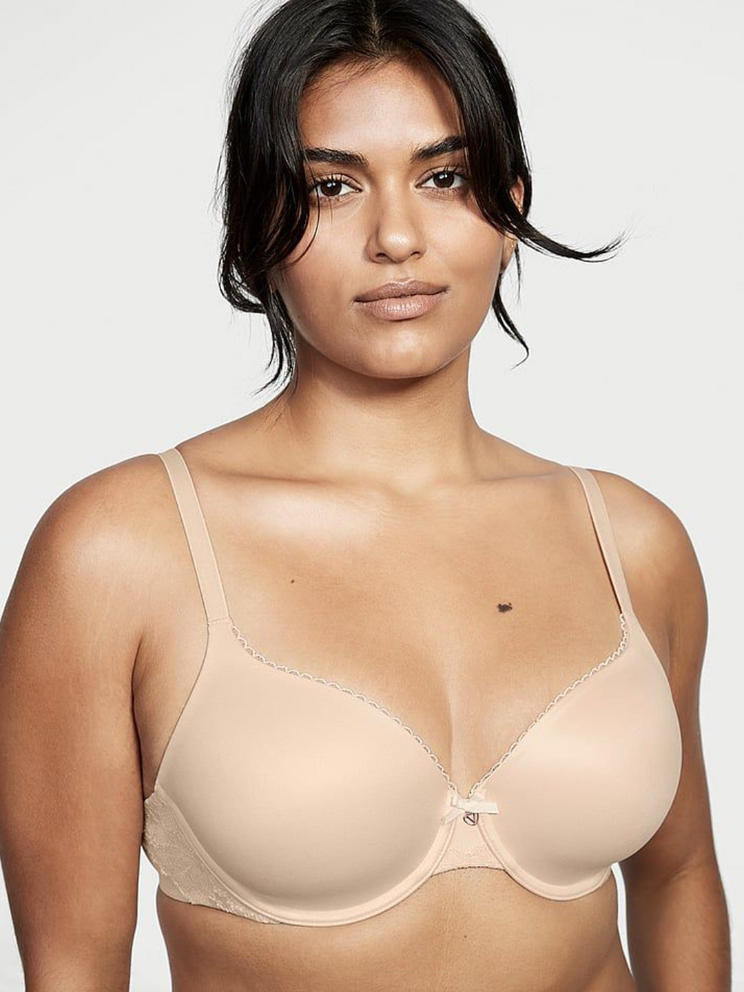 

Victoria's Secret Bra Medium Coverage Underwired Lightly Padded, Beige