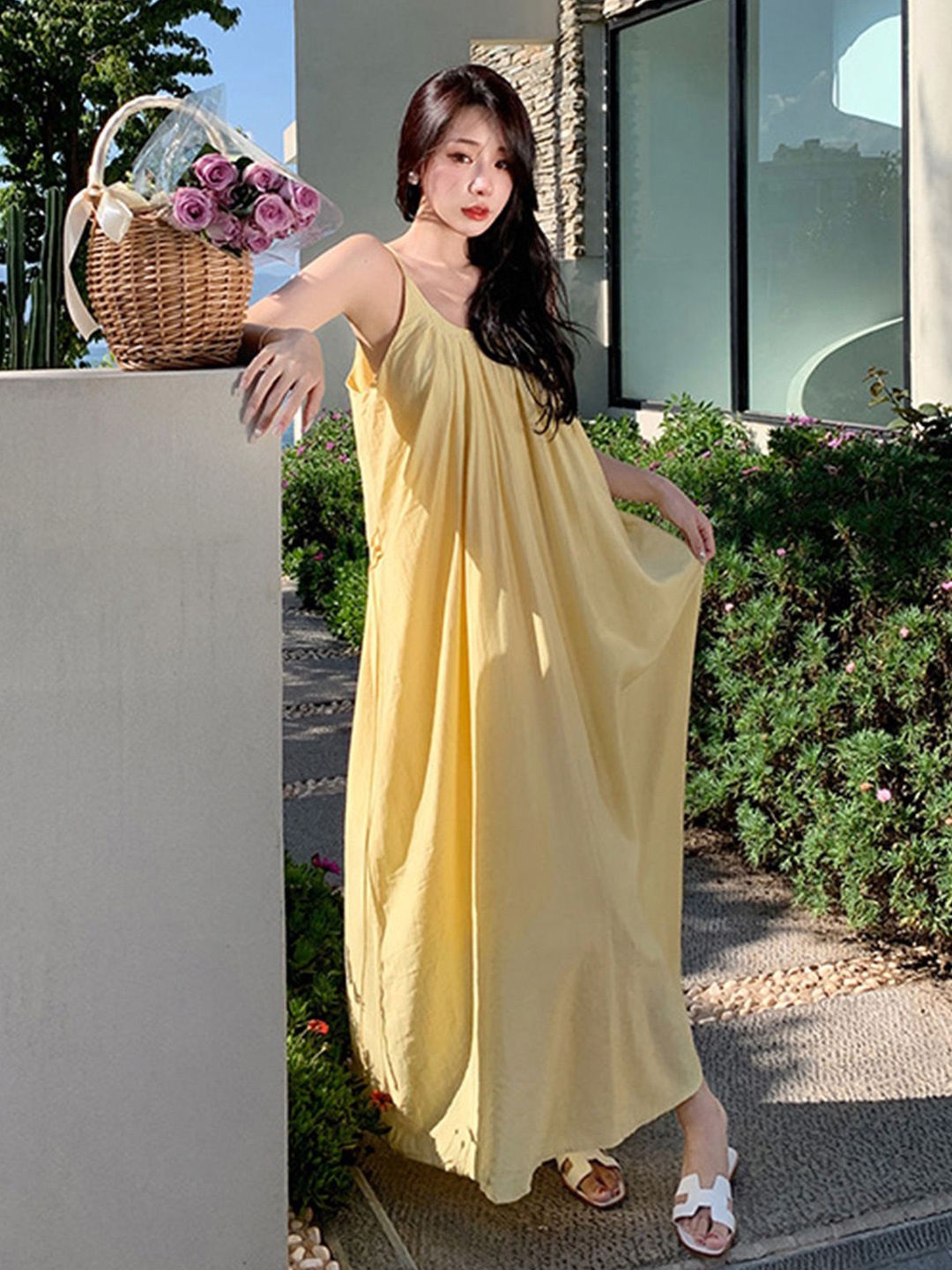 

LULU & SKY Maxi Dress, Yellow