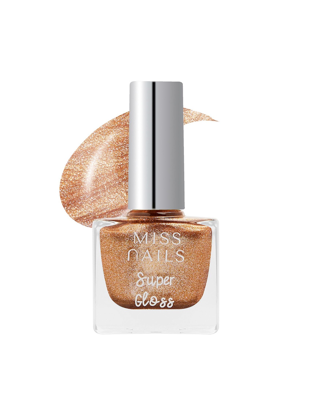 

MISS NAILS Super Gloss Nail Polish- 10 ml- SG20, Gold