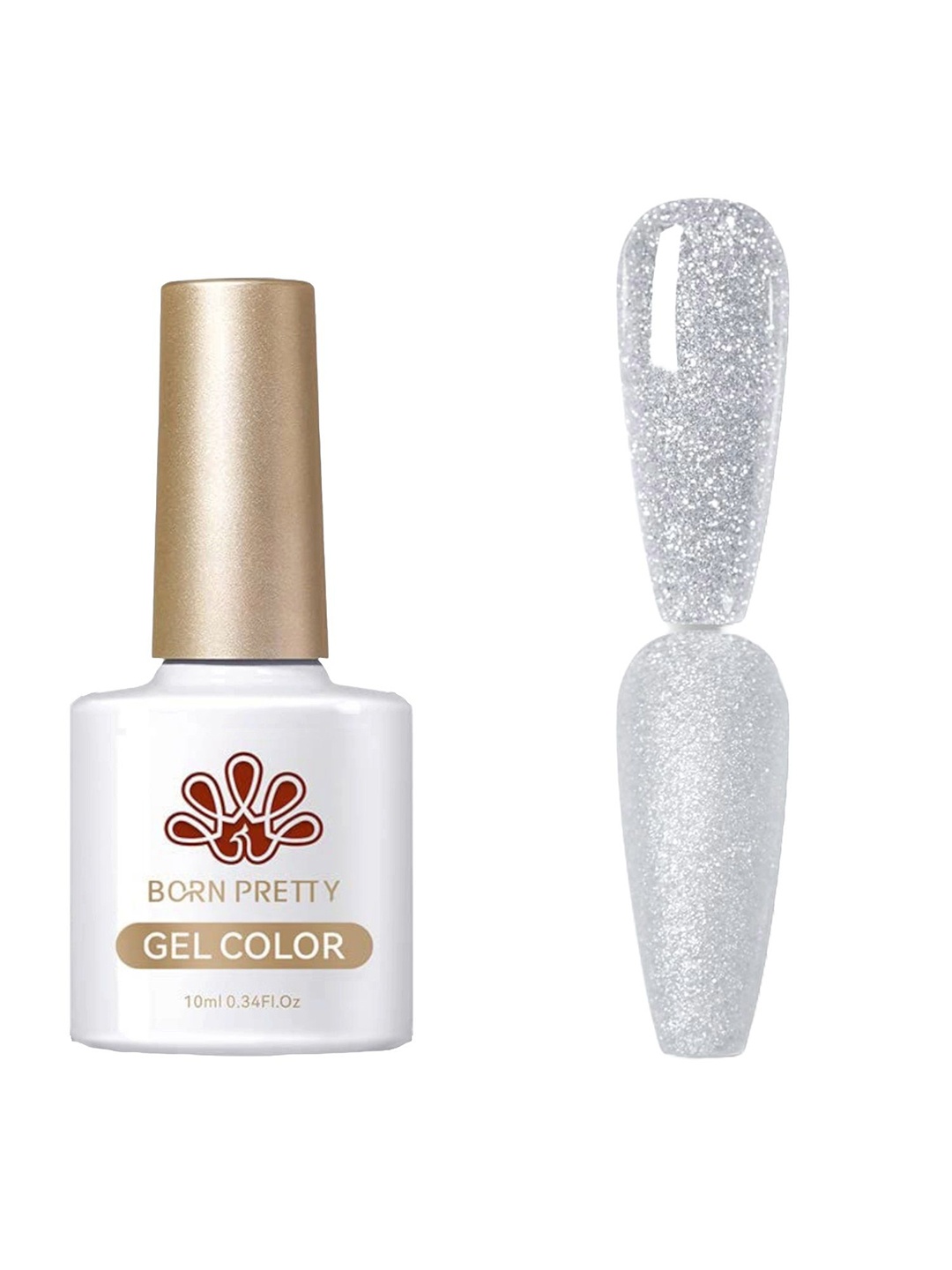

BORN PRETTY Christmas Snow Queen Gel Nail Polish- 10 ml- Shade- SQ01, Silver
