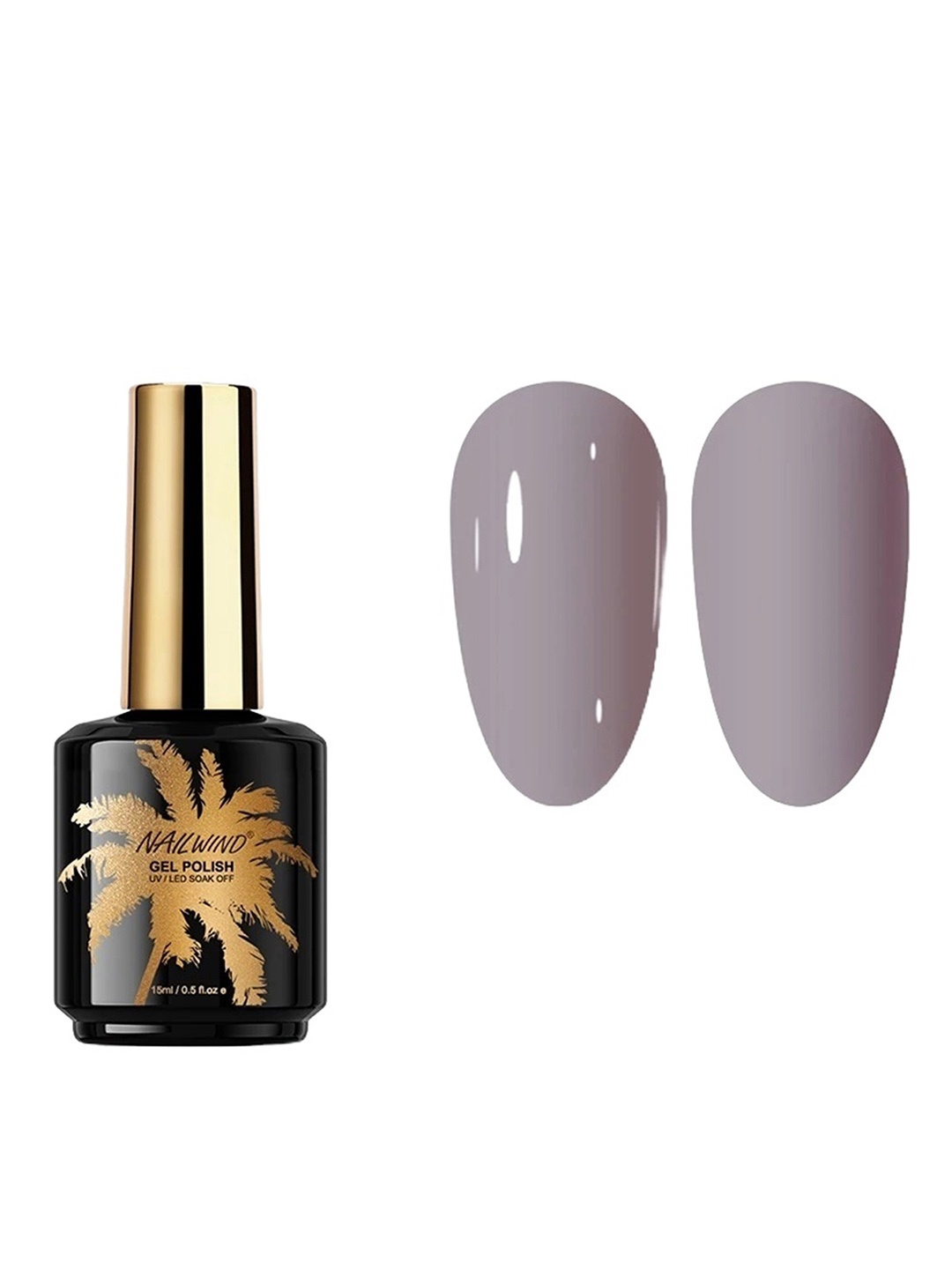 

NAILWIND UV & LED Soak Off Long Wearing Gel Nail Polish 15 ml - Shade N051, Grey