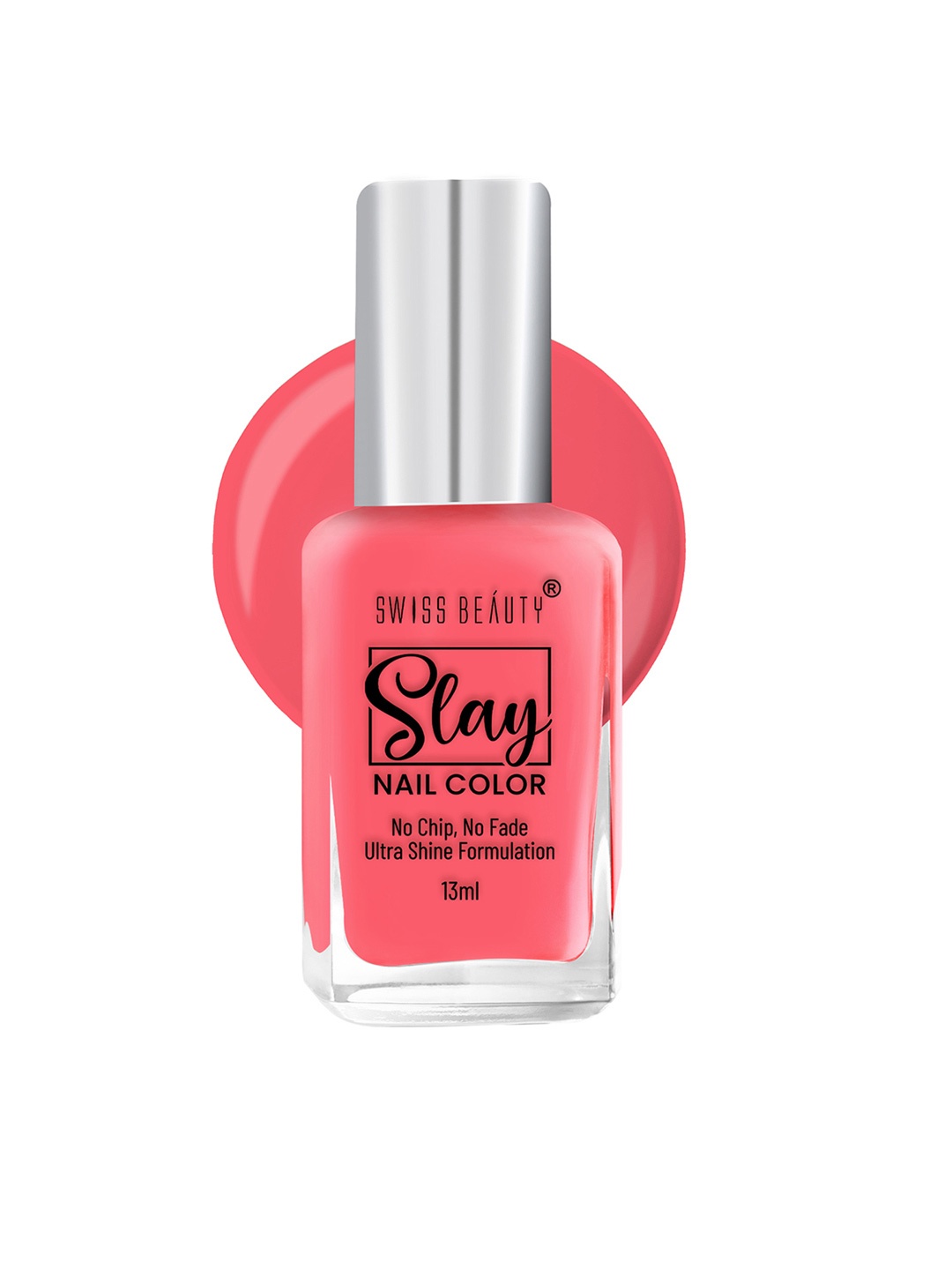 

SWISS BEAUTY No Chip No Fade Slay Nail Color 13ml - Princess Pink 75