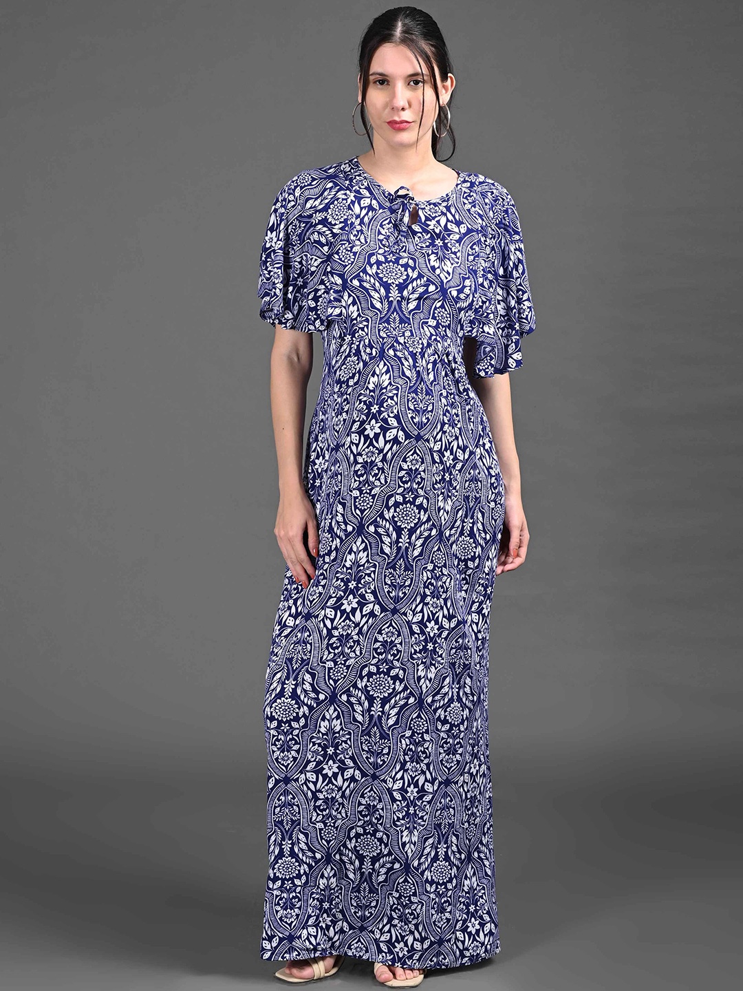 

GOLDSTROMS Floral Print Maternity Maxi Dress, Purple