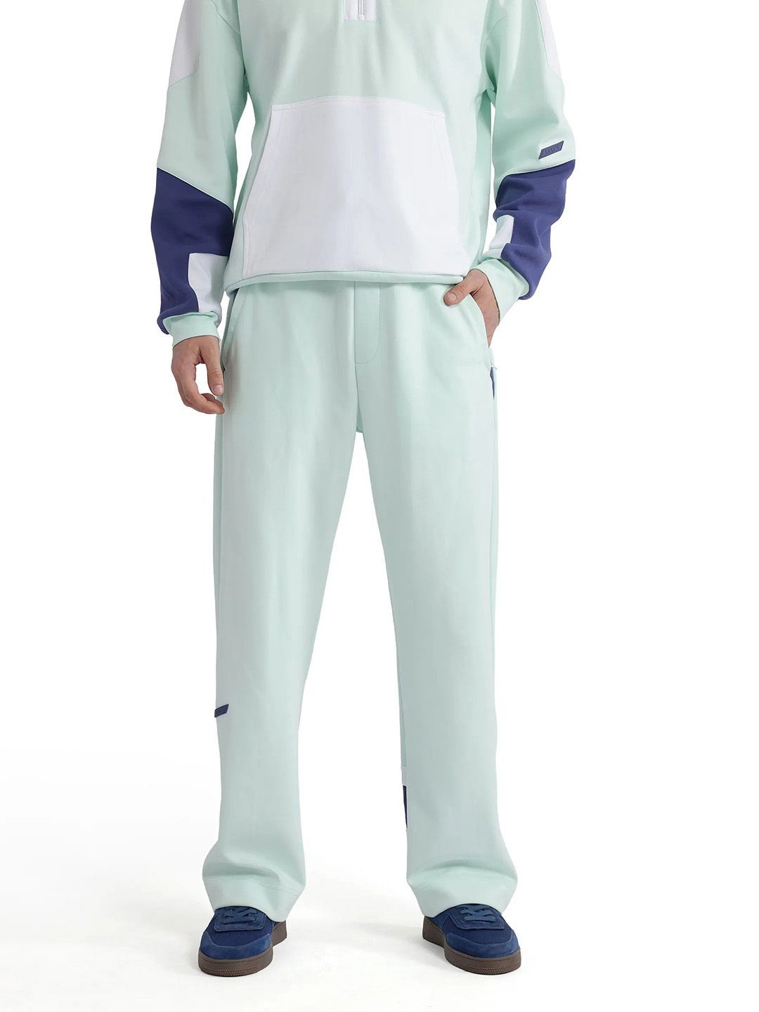 

RARE RABBIT Men Mid Rise Track Pants, Green