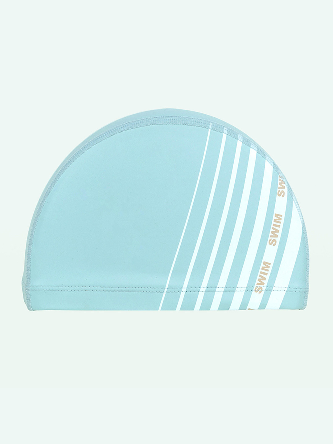 

Nabaiji By Decathlon Striped Swimming Cap, Blue