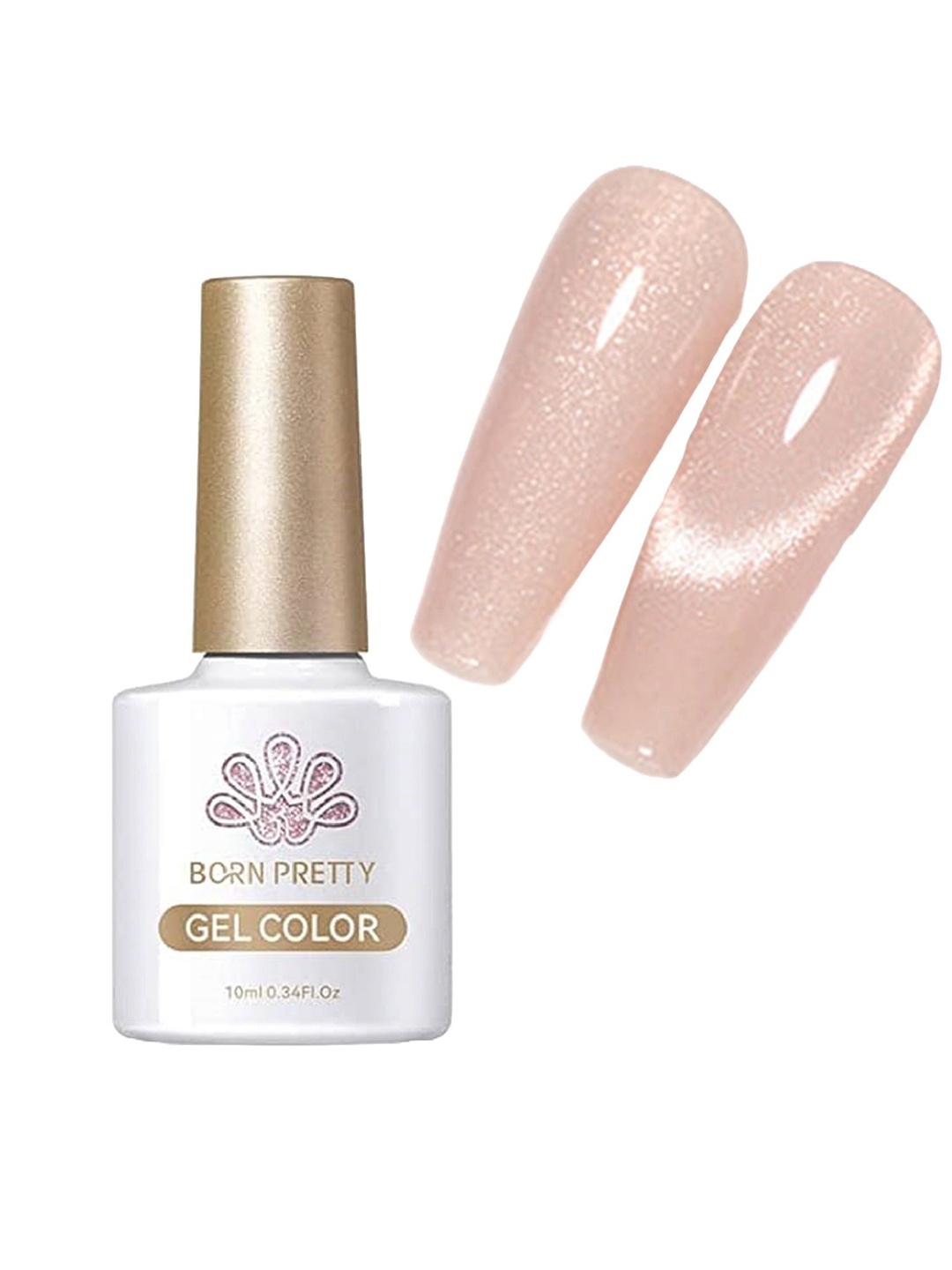 

BORN PRETTY Snowlight Magnetic Long Lasting Gel Nail Polish 10ml - SM04, Pink