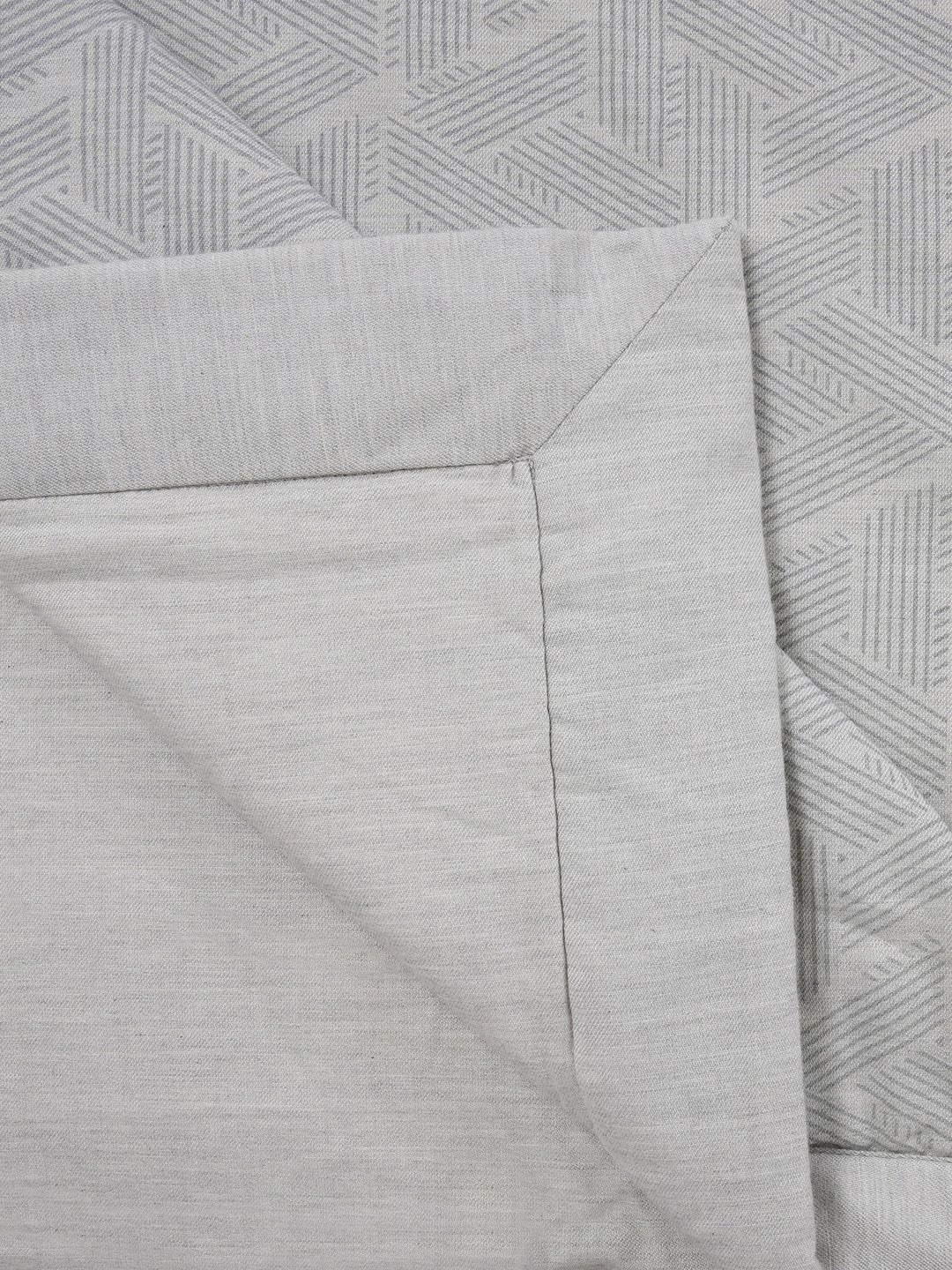 

MASPAR Inner City Grey Printed 110 GSM AC Single Quilt