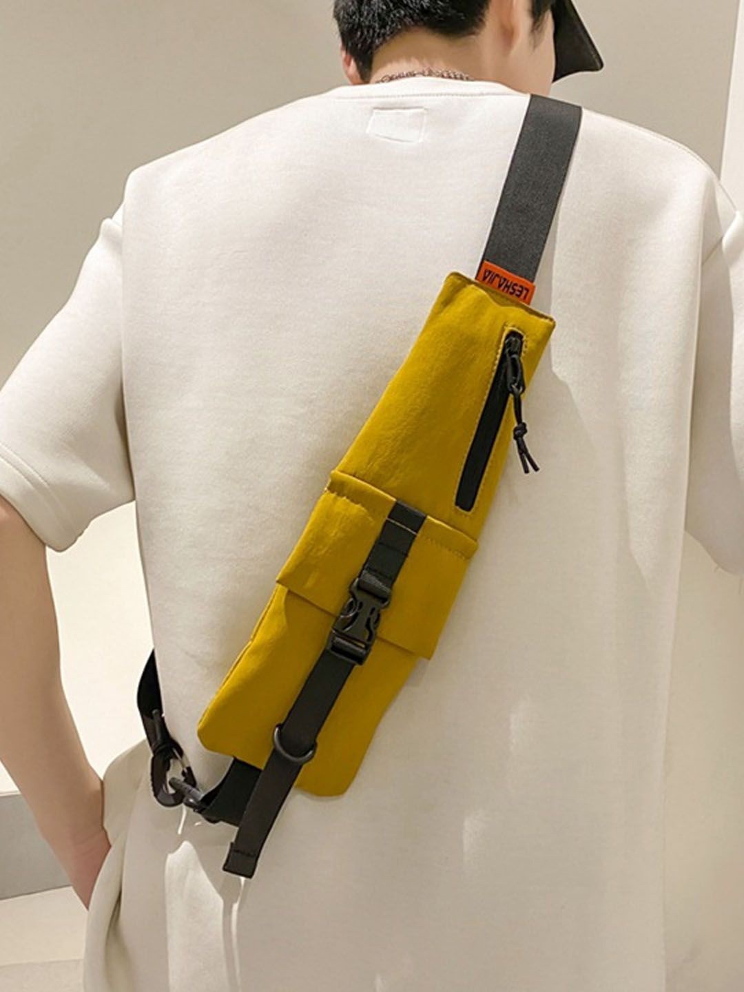 

StyleCast Yellow Casual Stylish Crossbody Bag