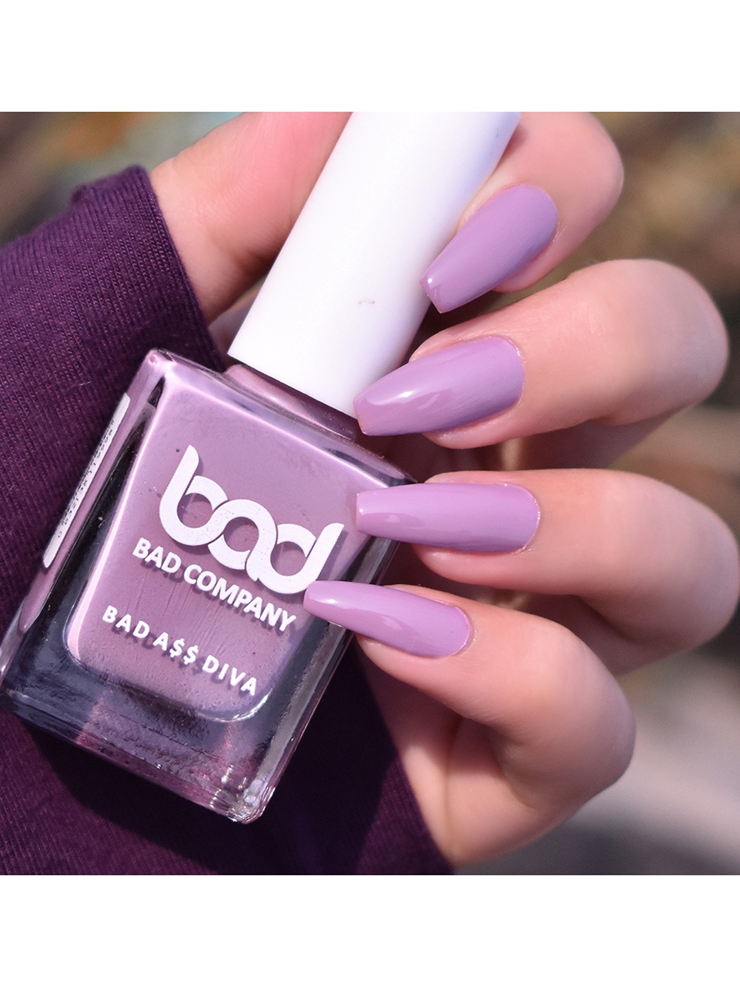 

BAD COMPANY Cruelty Free & Vegan No Toxin Nail Lacquer 10 ml - Keeping My Word 80, Pink