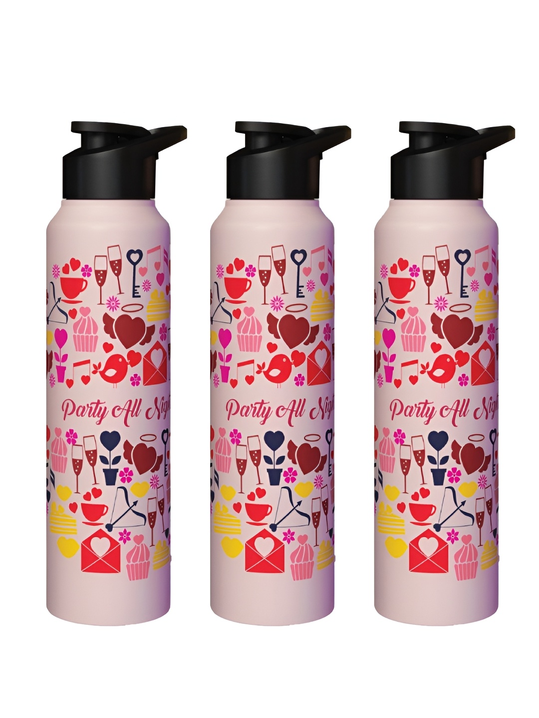 

Speedex Multicoloured Single Stainless Steel Solid Water Bottle, Multi