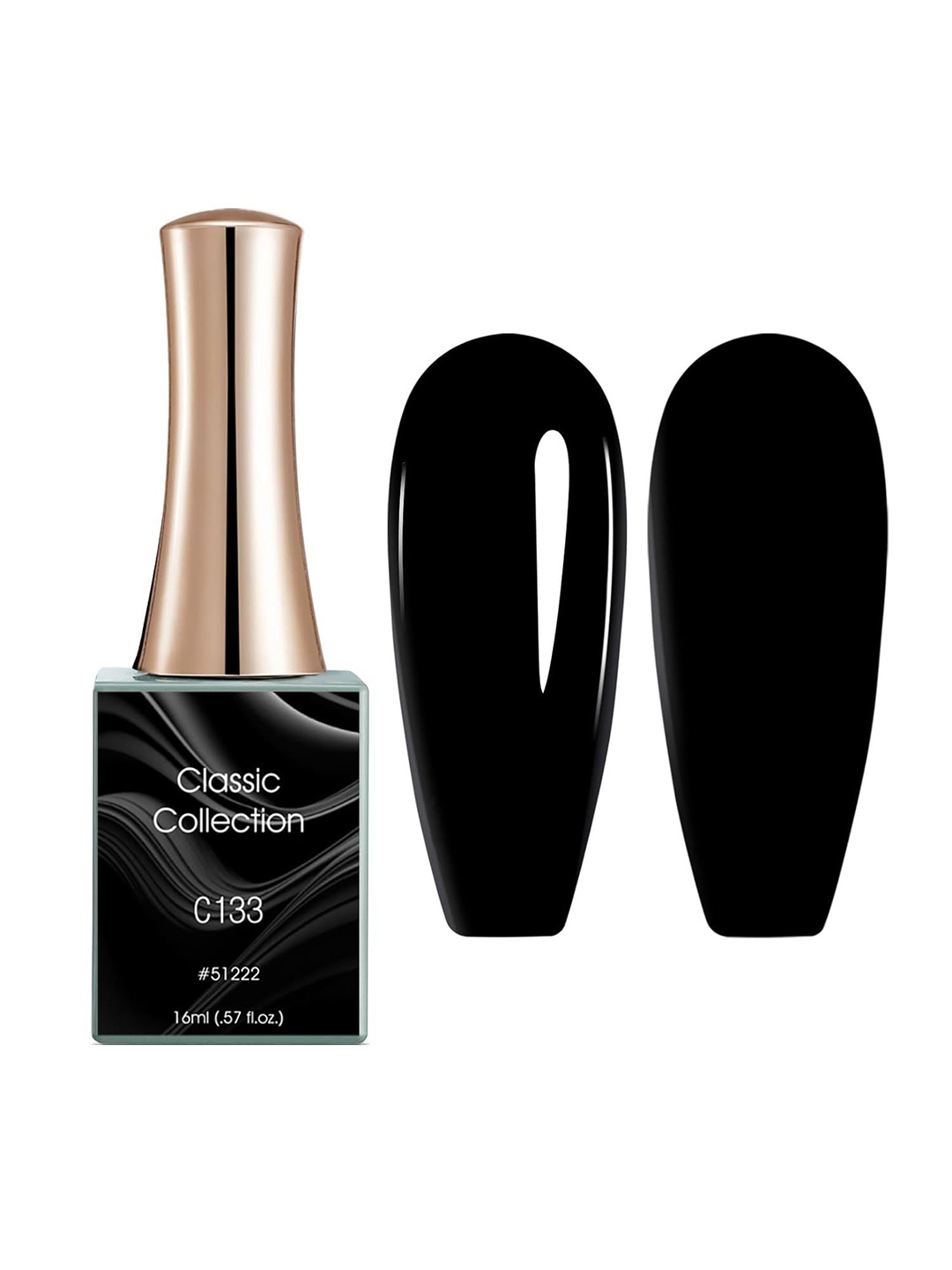 

CANNI Classic Collection UV Nail Gel Polish 16ml - Black C133