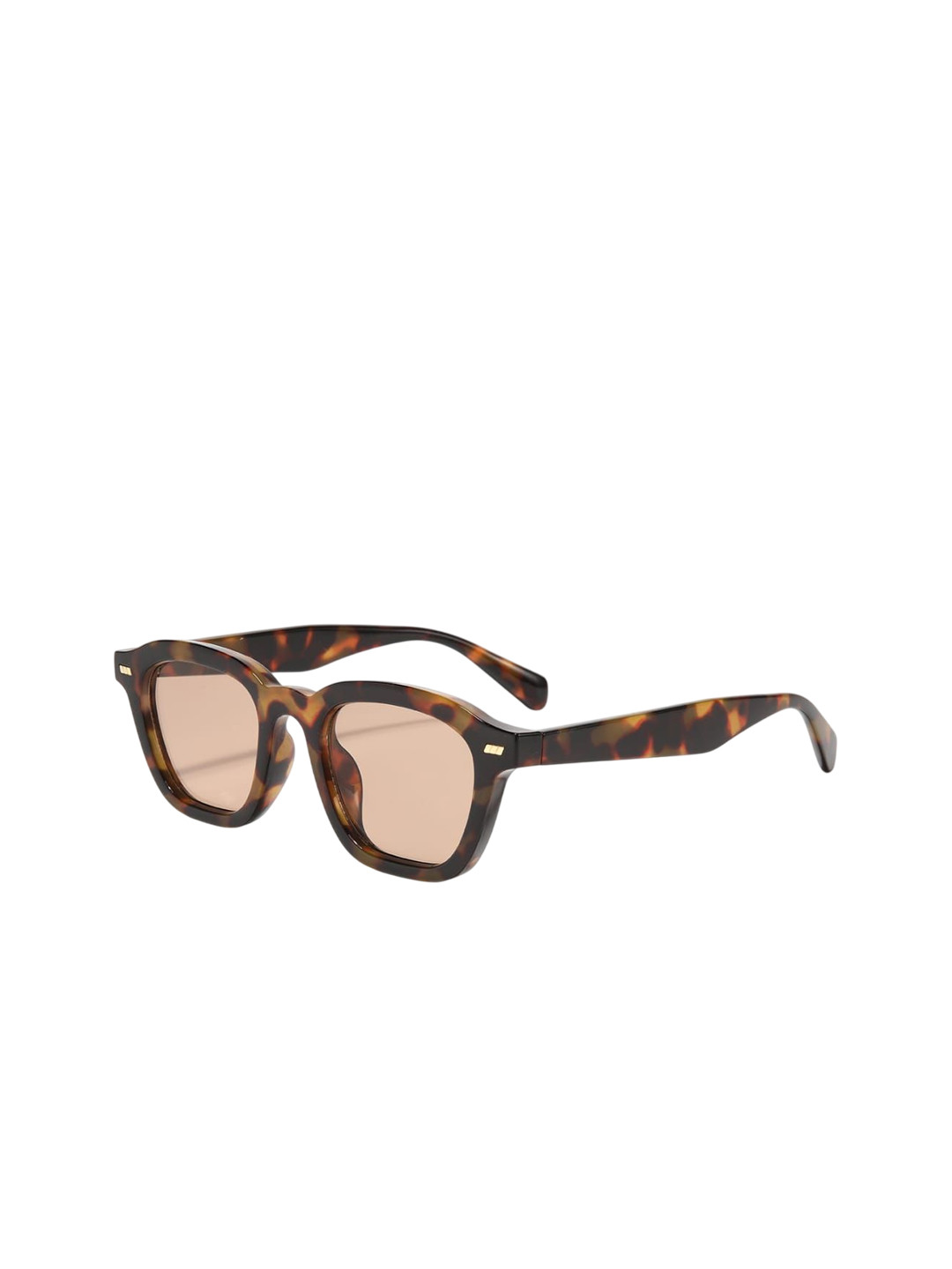 

Project Shades Unisex Square Sunglasses with UV Protected Lens, Brown
