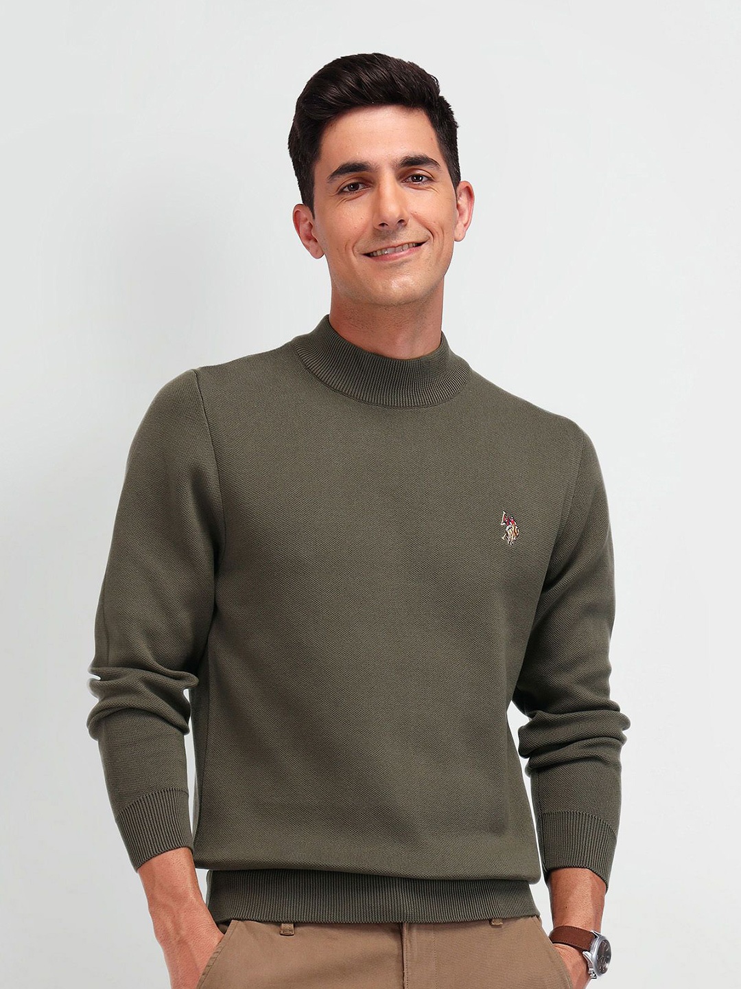 

U.S. Polo Assn. Denim Co. Men Pullover, Green