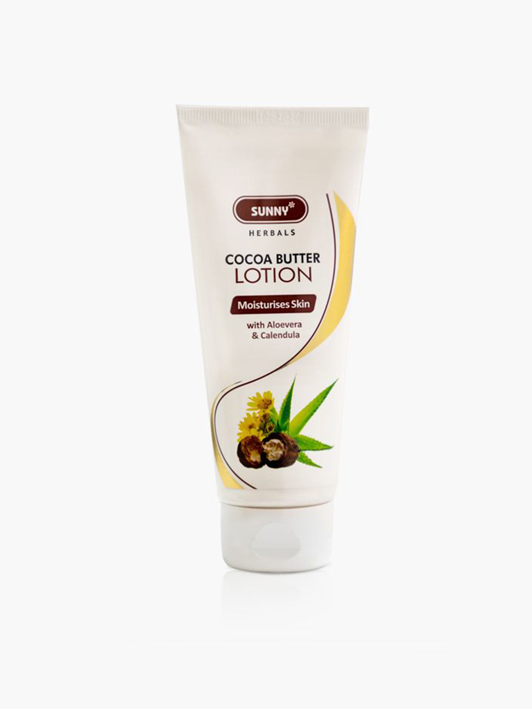 

SUNNY HERBALS Cocoa Butter Lotion With Aloevera & Calendula - 100 ml, Off white