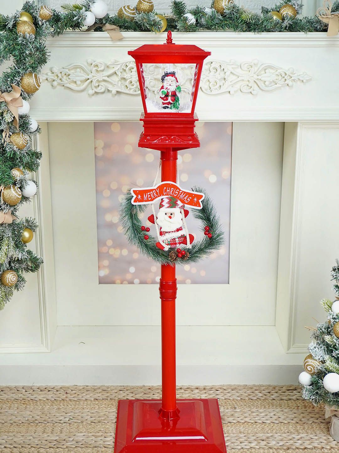 

Little Surprise Box LLP Red Musical Christmas Floor Lamps