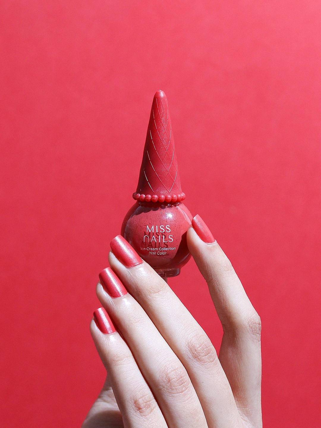 

MISS NAILS Ice Cream Collection Toxic Free Nails Polish 10 ml -Maroon
