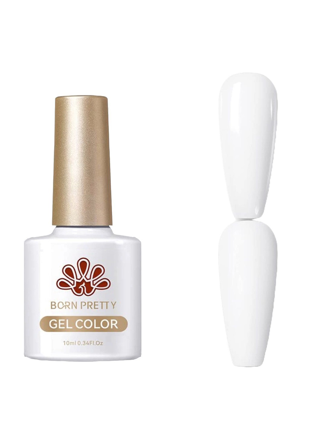 

BORN PRETTY Christmas Snow Queen Long Lasting Gel Nail Polish 10ml - SQ05, White