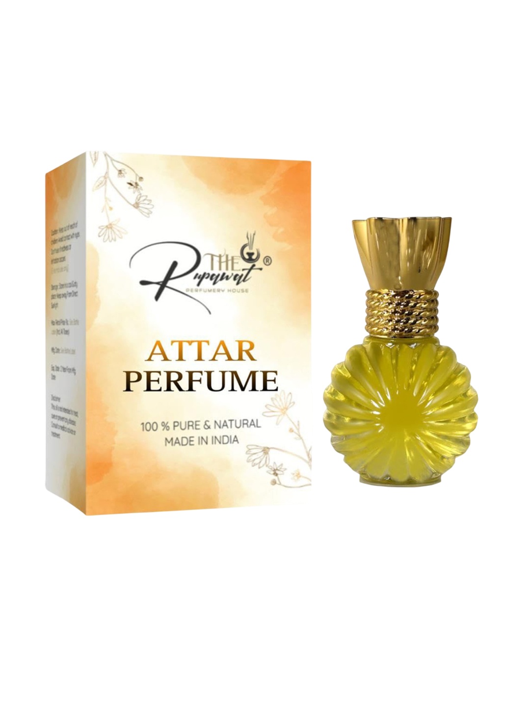 

THE RUPAWAT Perfumery House Blue Water Premium 100% Natural Alcohol Free Attar- 12 ml, Transparent