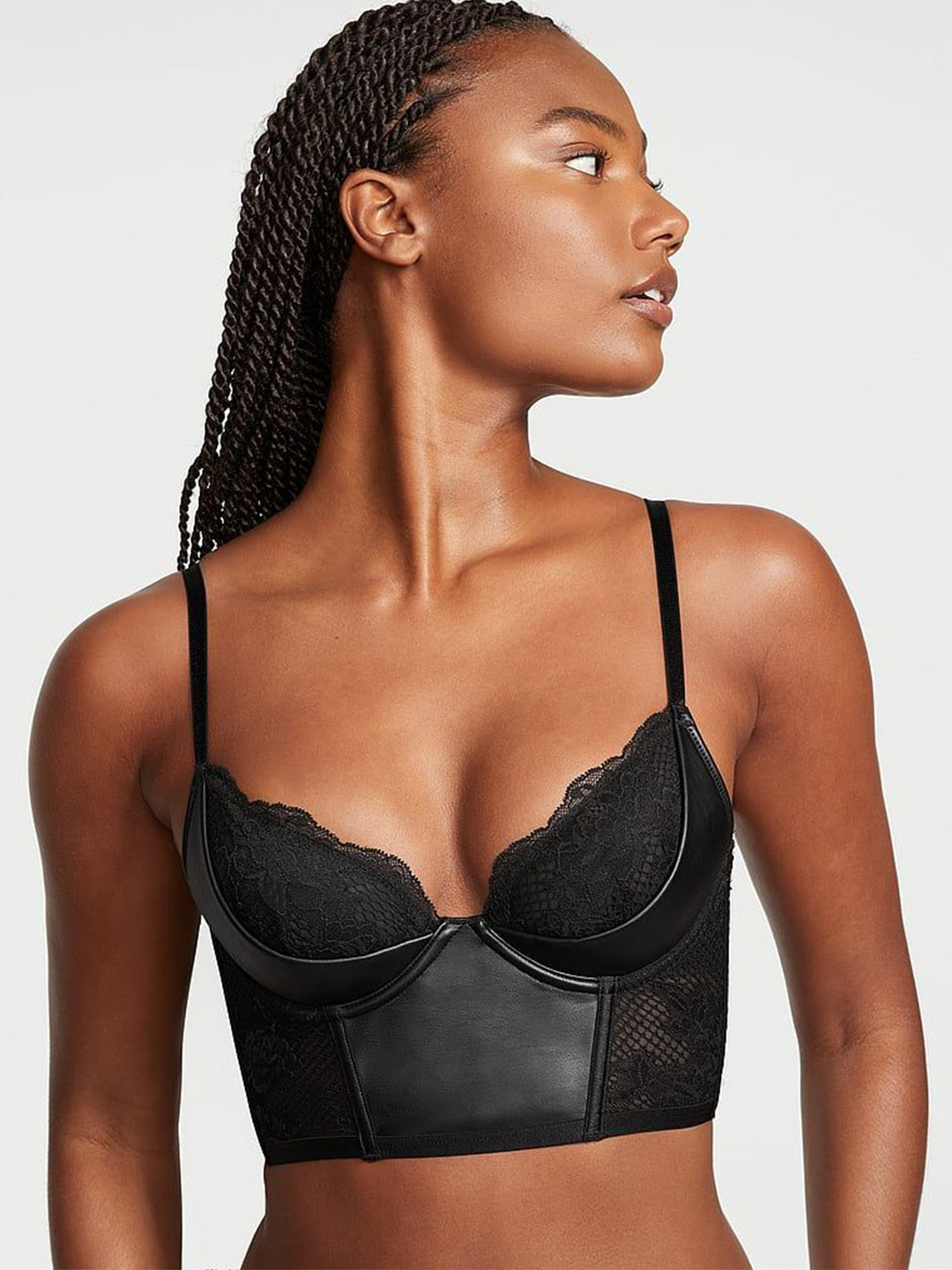 

Victoria's Secret Bralette Bra Medium Coverage Underwired, Black