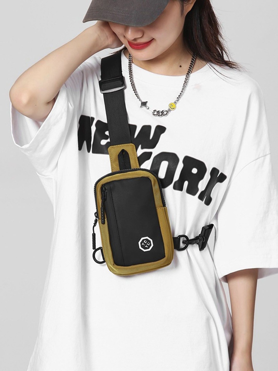 

StyleCast Yellow & Black Casual Stylish Crossbody Bag