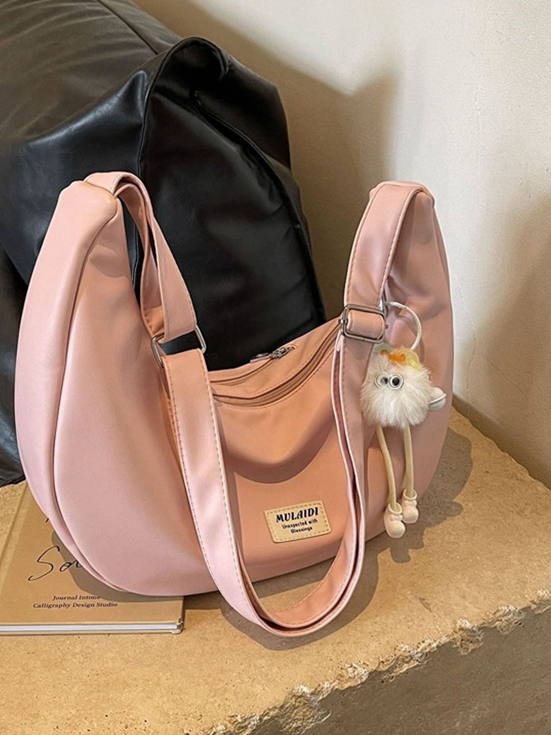 

StyleCast Pink Structured Shoulder Bag